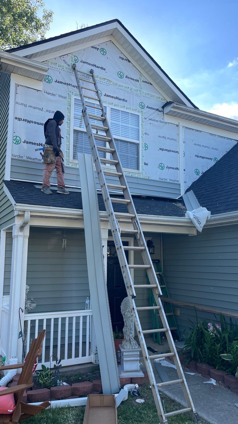 Roof, siding and gutter replacement by hail damage by Just Brilliant Restoration JBR