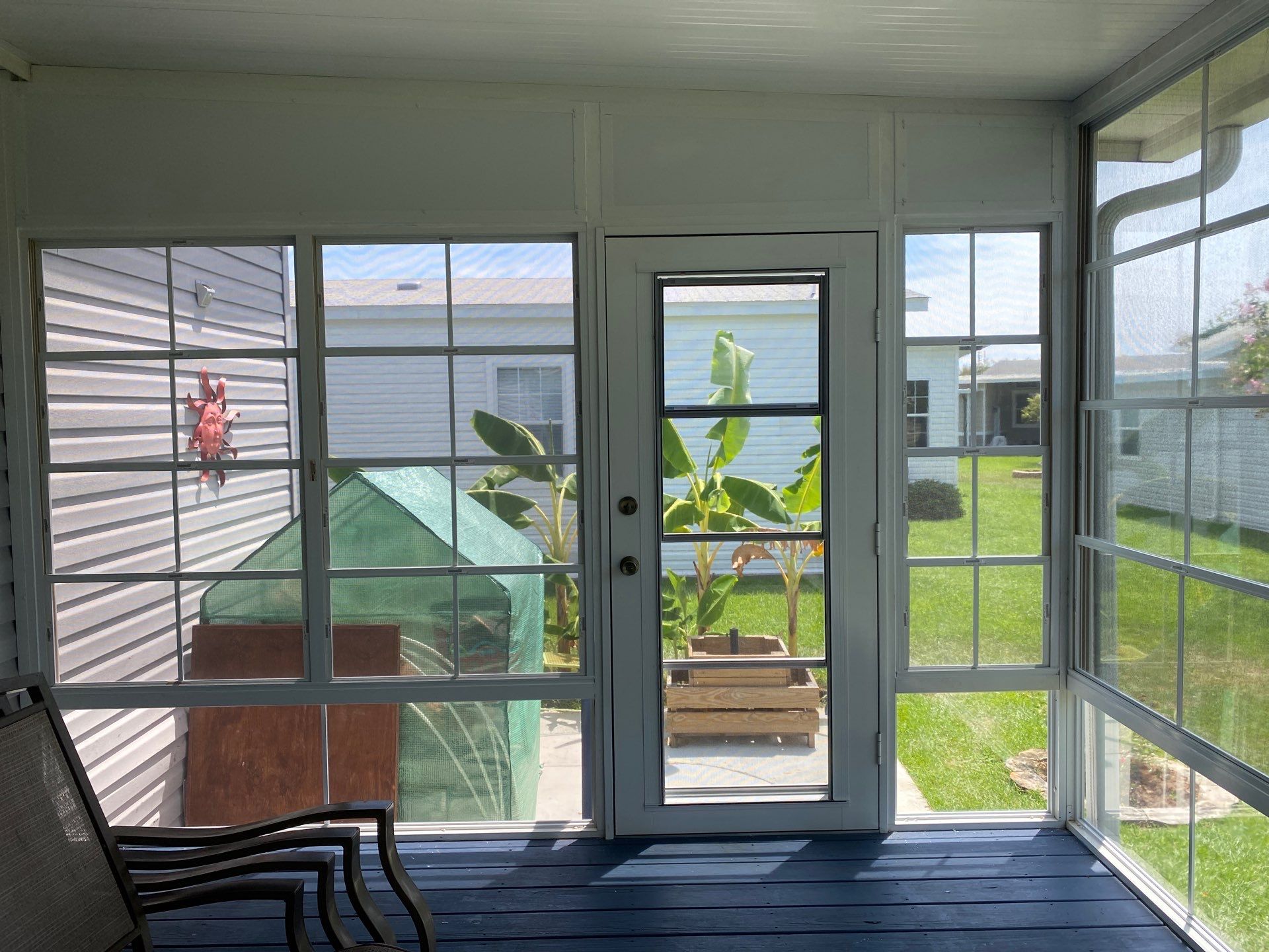 Screen Under w/Vinyl 4 Track Windows by Titan Sunrooms