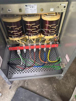 Commercial panel installation 