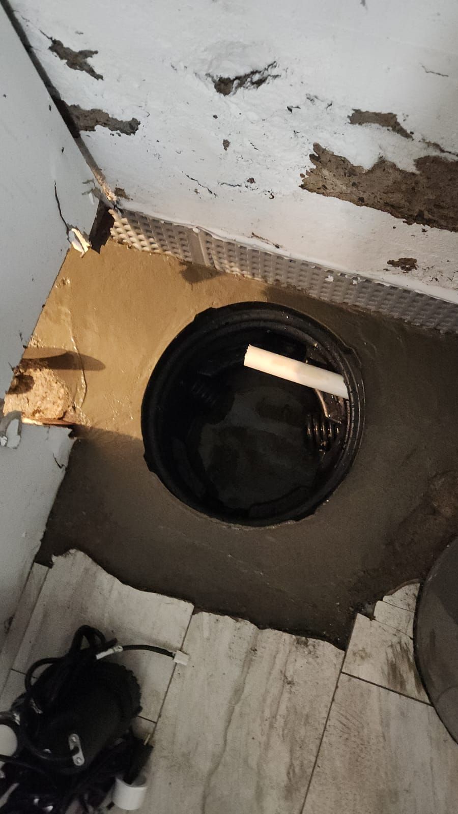 Interior French Drain Newton NJ by Pure Service Pro, LLC 