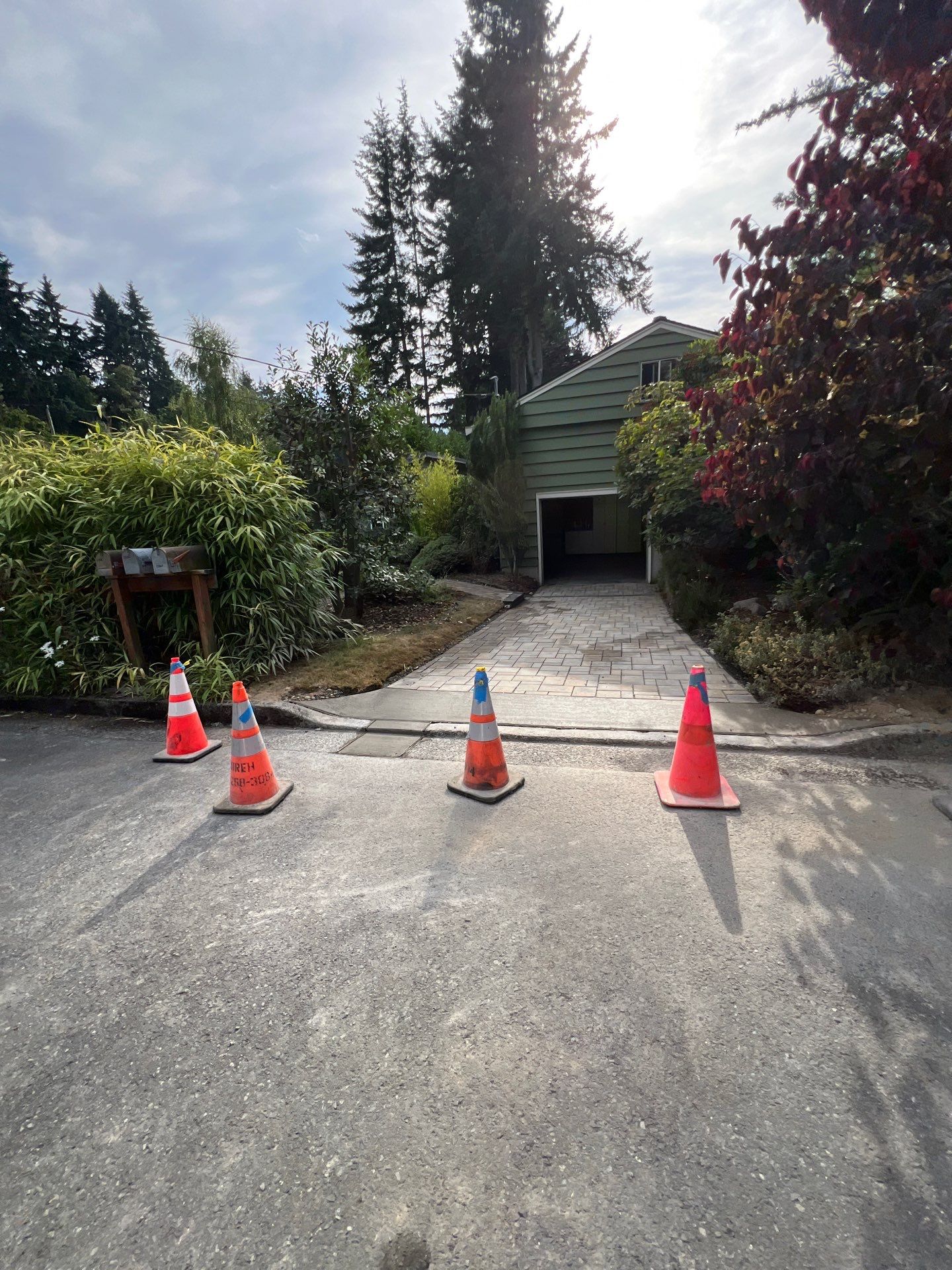 Pavers Driveway & Walkway with Concrete Lip | Seattle  by Jireh Asphalt & Concrete Inc 