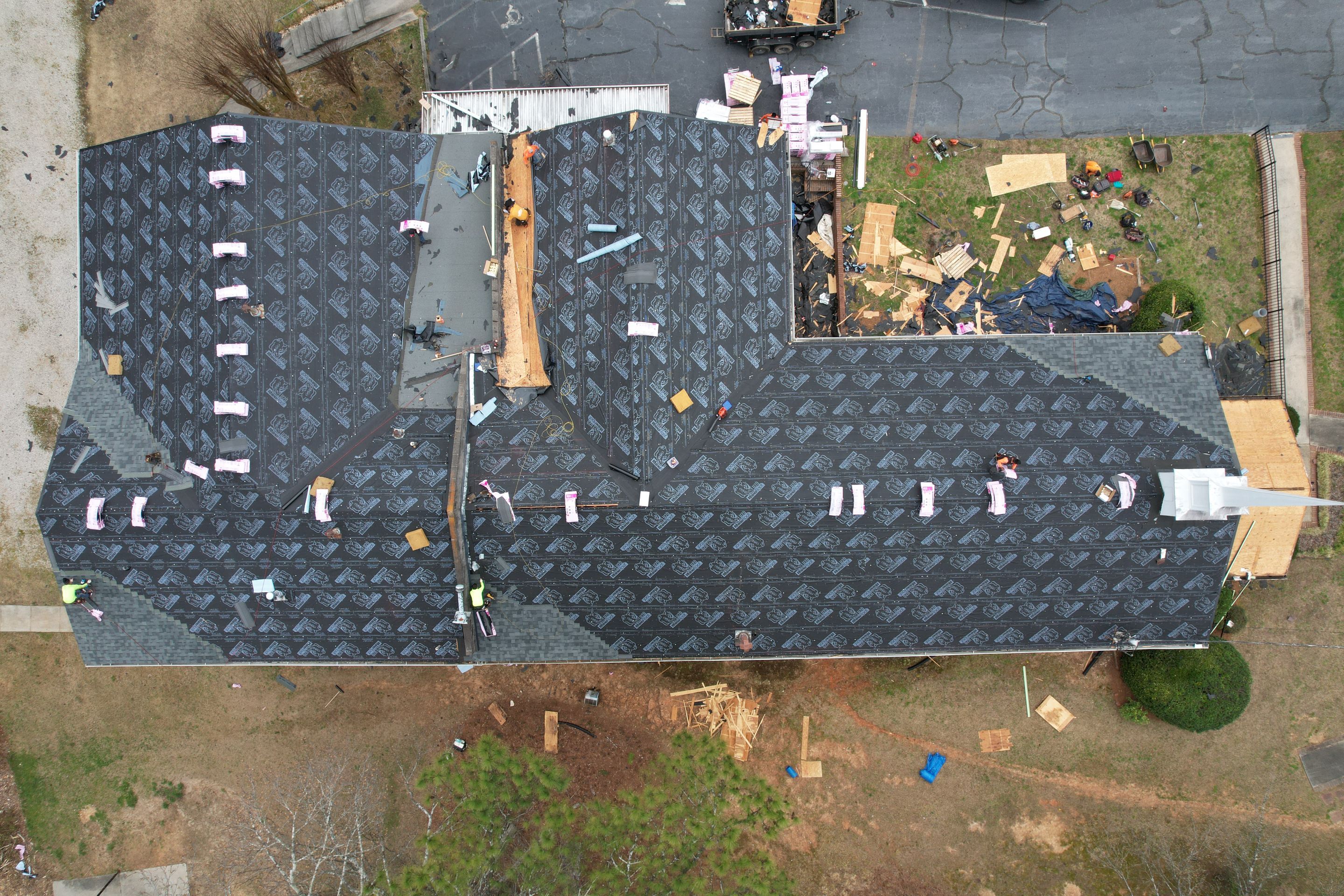 Church Roof Replacement using Owens Corning by Inspector Roofing and Restoration