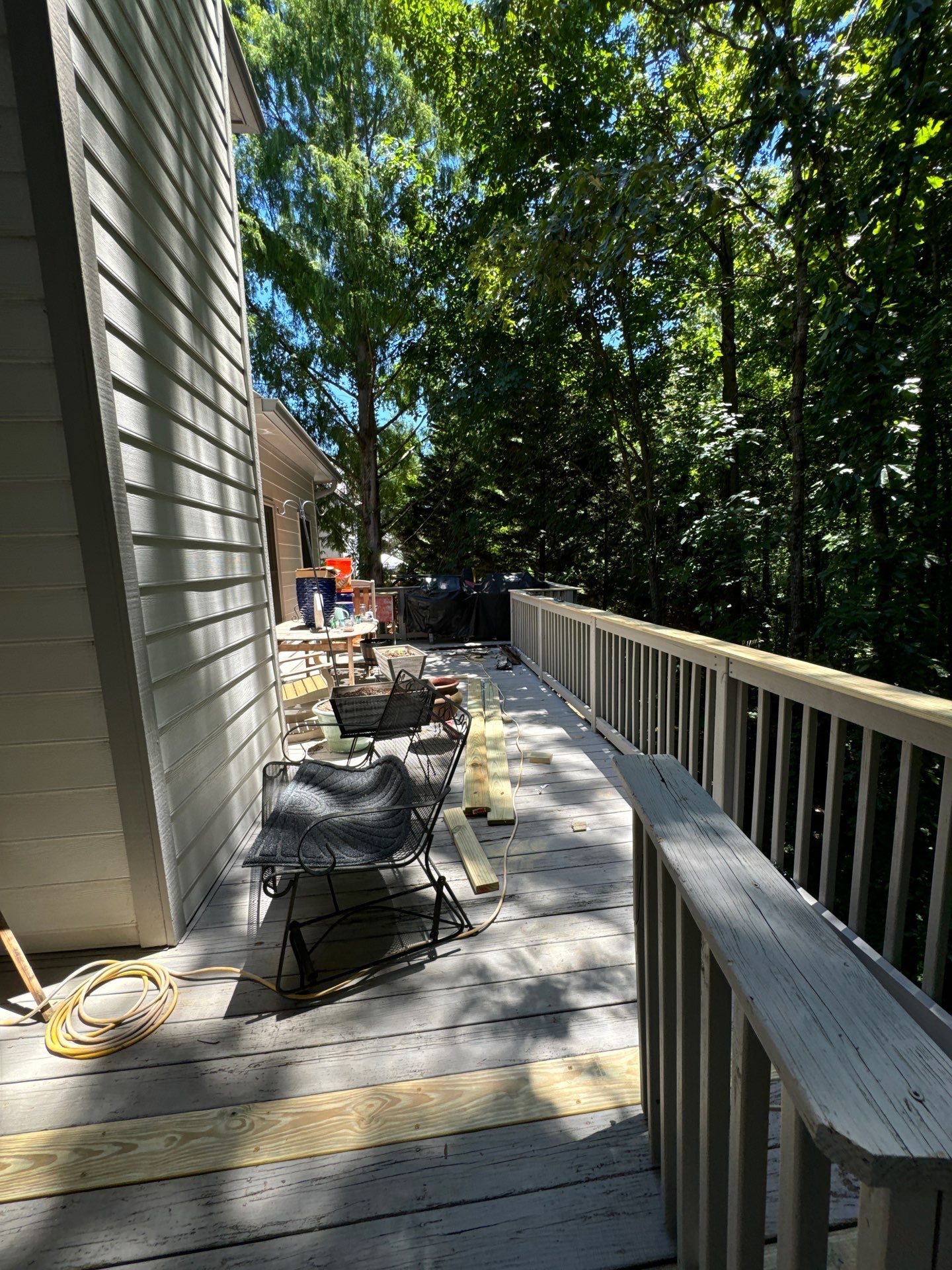 Deck Repair and Exterior Staining Project in Smyrna by Swift Home Renovations