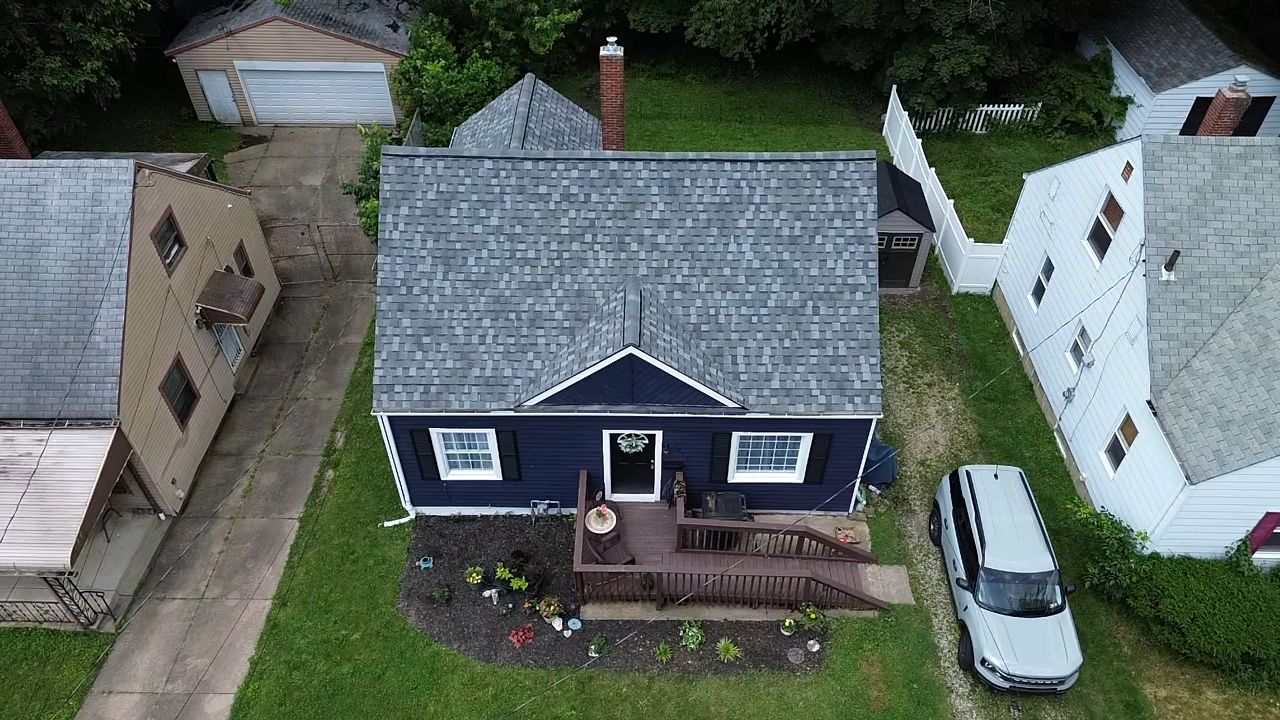 Atlas Pinnacle, Color, Coastal Granite, Drip Edge, Color, Black by Eagle Eye Roofing