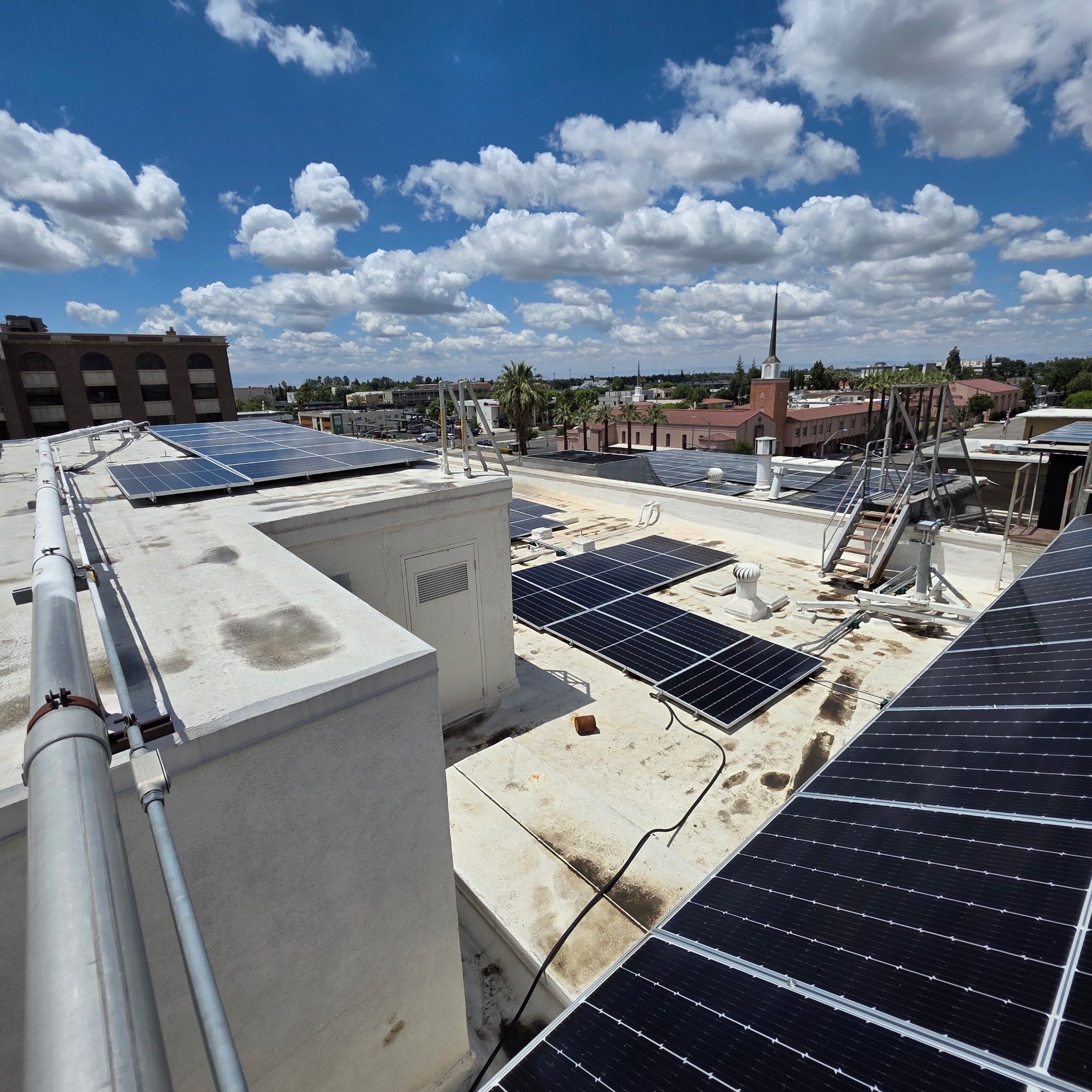 Commercial Solar Panel Cleaning by Palm Coast Solar Cleaning