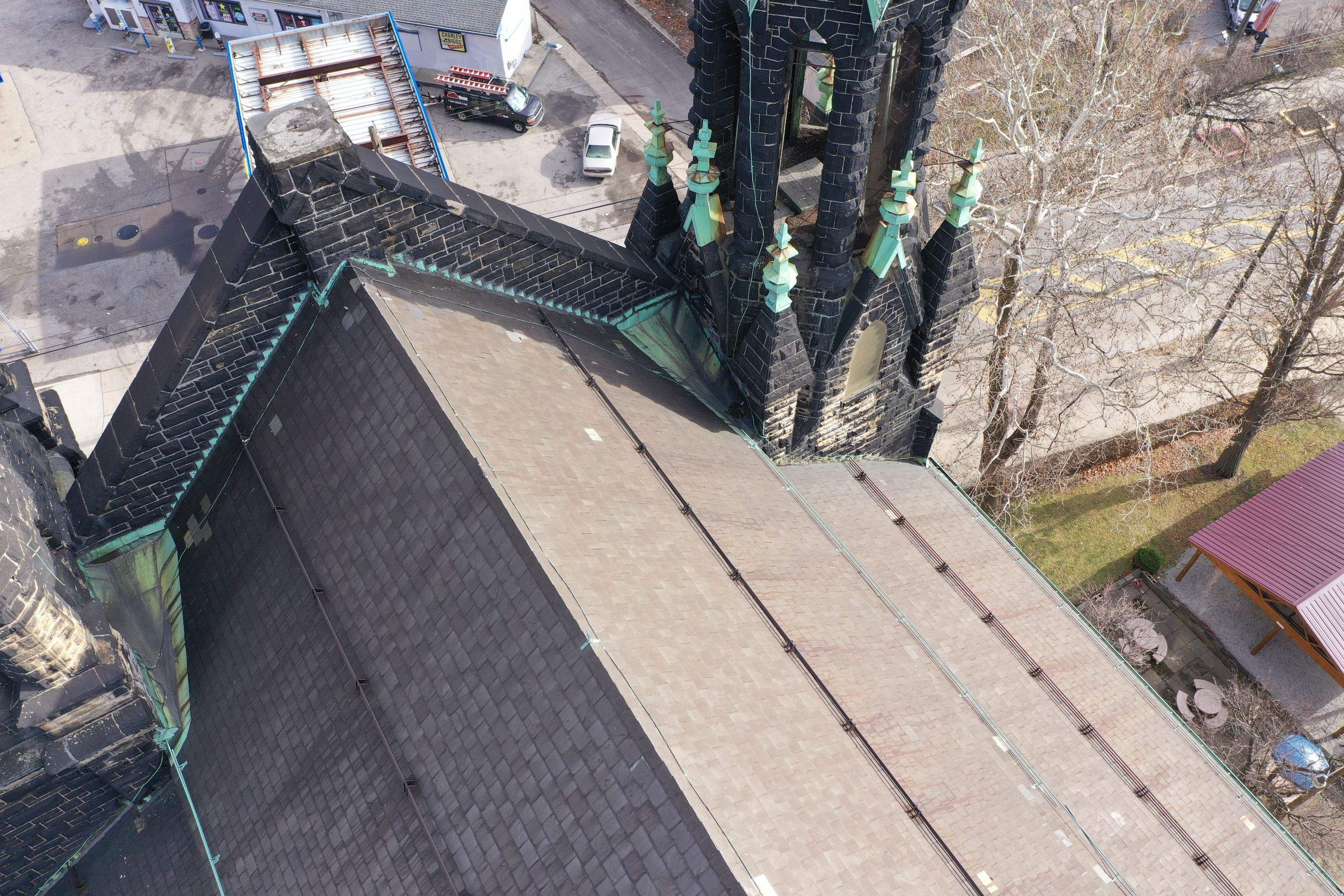 Drone Inspection by Absolute Roofing and Construction