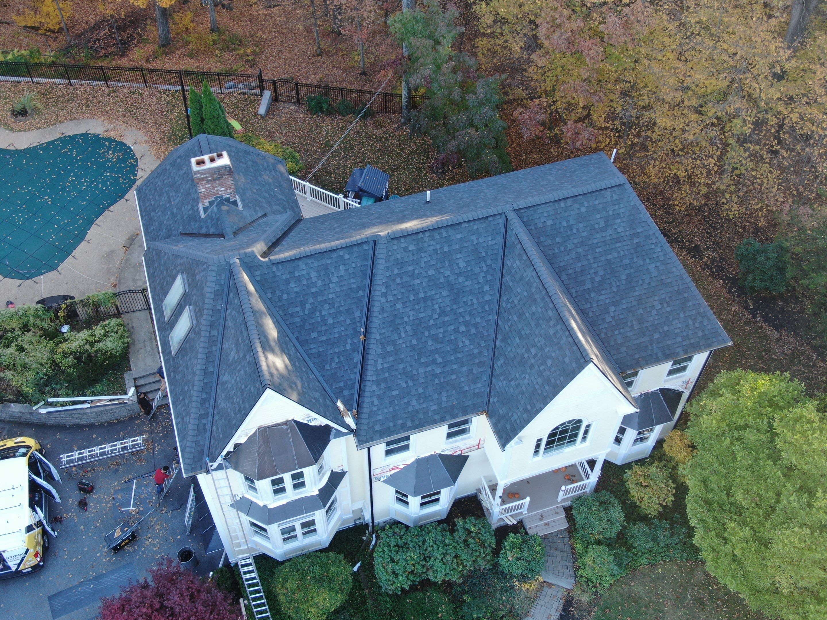 New Roof, Skylights, and Metal Accent Roof Installation in Groton by Mighty Dog Roofing of Greater Middlesex County