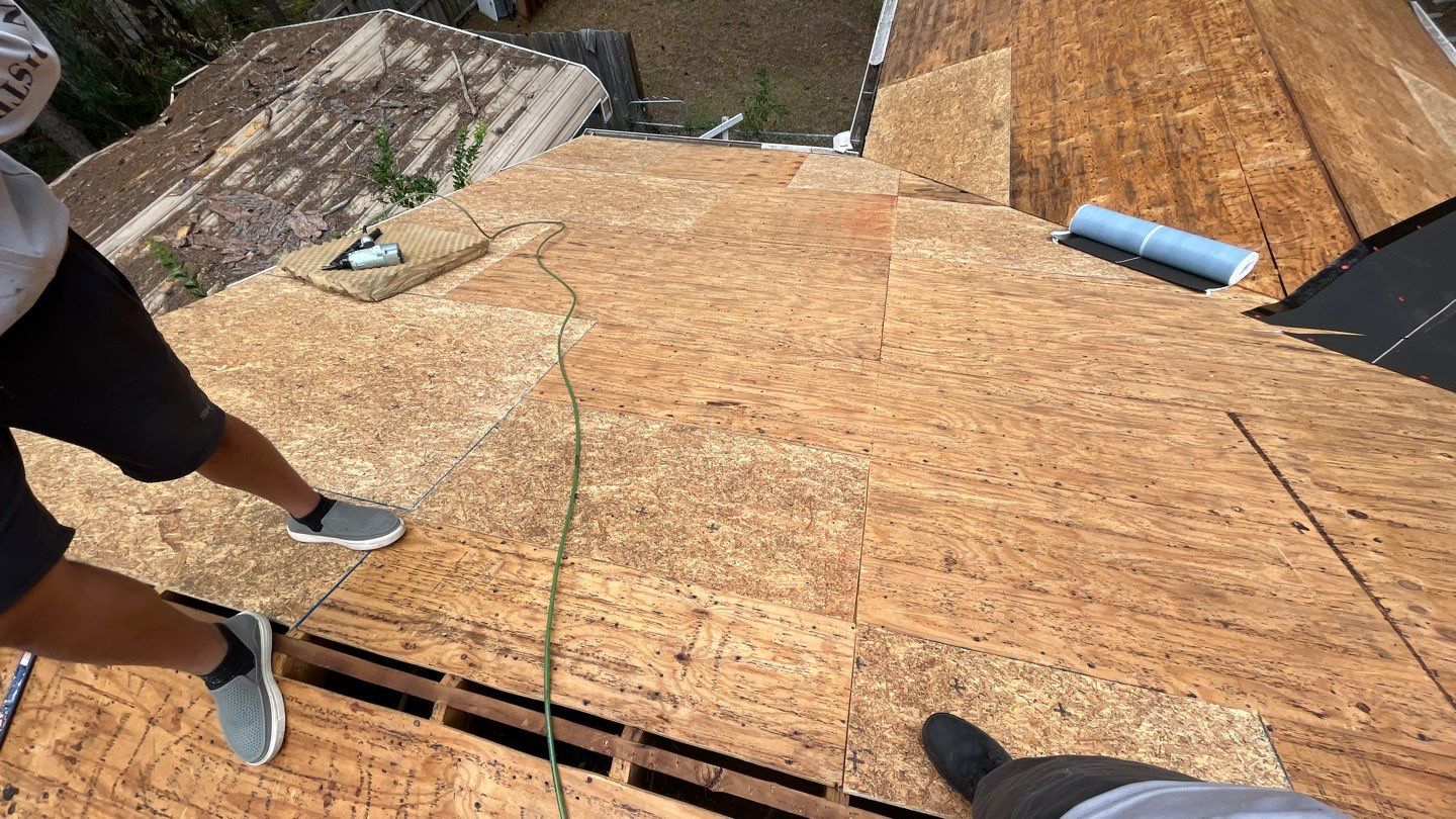 New Onyx Black Shingle Roof Replacement and Tree Damage Repair. by Midlands Roofing & Exteriors