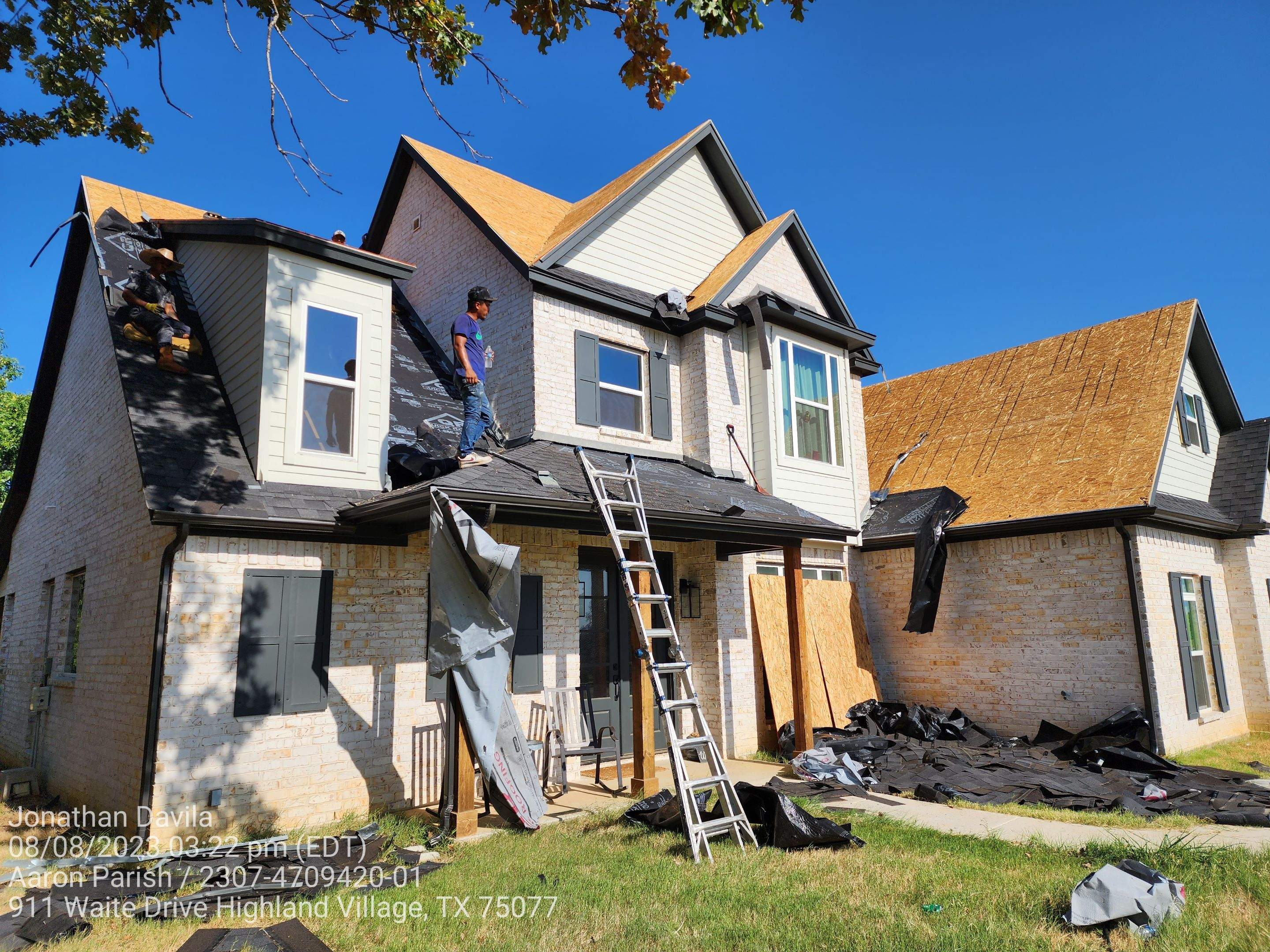 Project in Highland Village by Zeus Exteriors