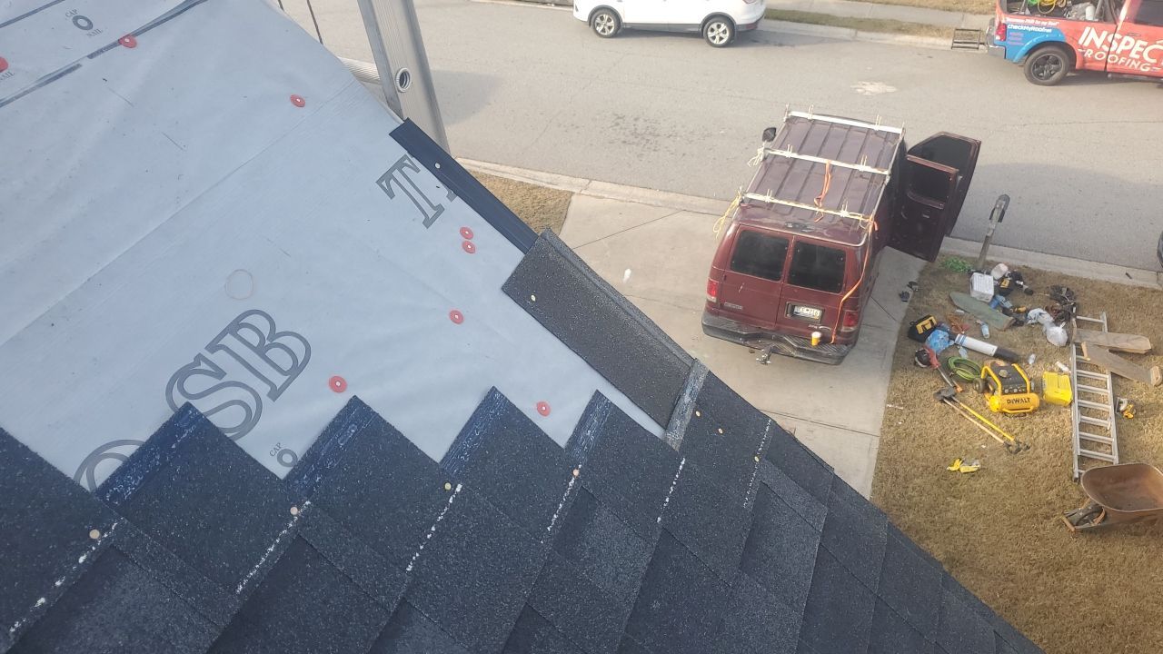 Residential Roofing Installation using Owens Corning by Inspector Roofing and Restoration
