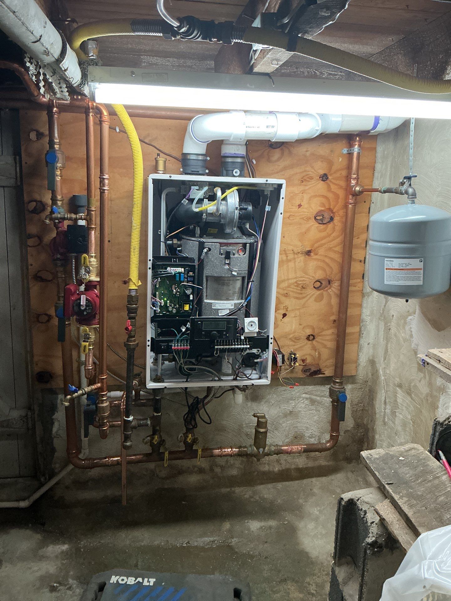 High Efficiency Boiler Install in Woodstock by Elemental Heating and air conditioning LLC