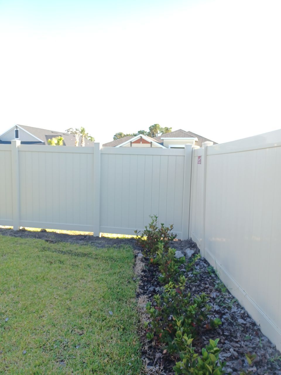 Palmetto, FL 6ft. Tall Tan Vinyl Privacy Fence  by Asap fence and gates, LLC