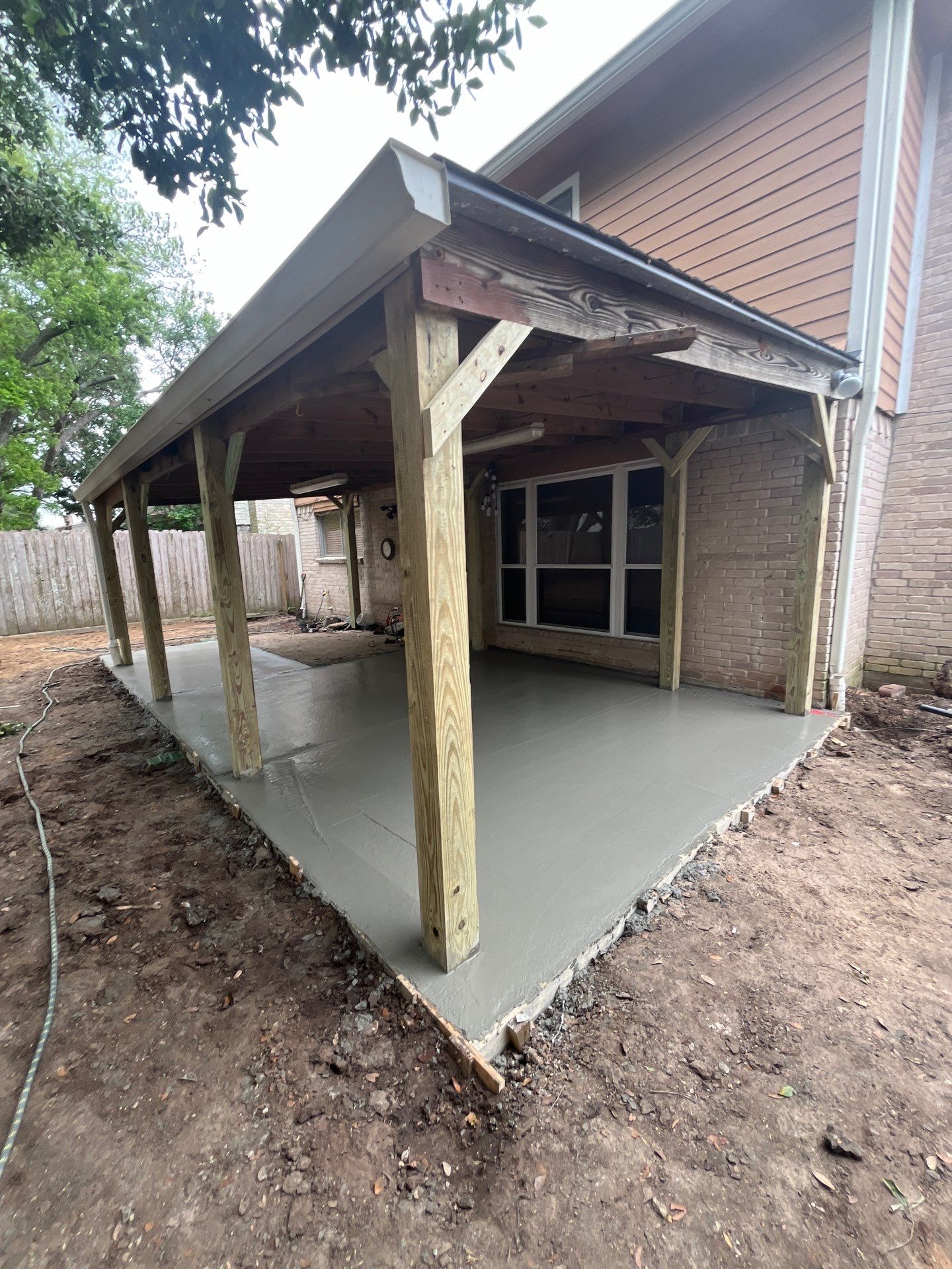 Bye-Bye Flooding! Mr. Dontaye's Back Patio & Drainage Overhaul π§π by Texas Urban Elements