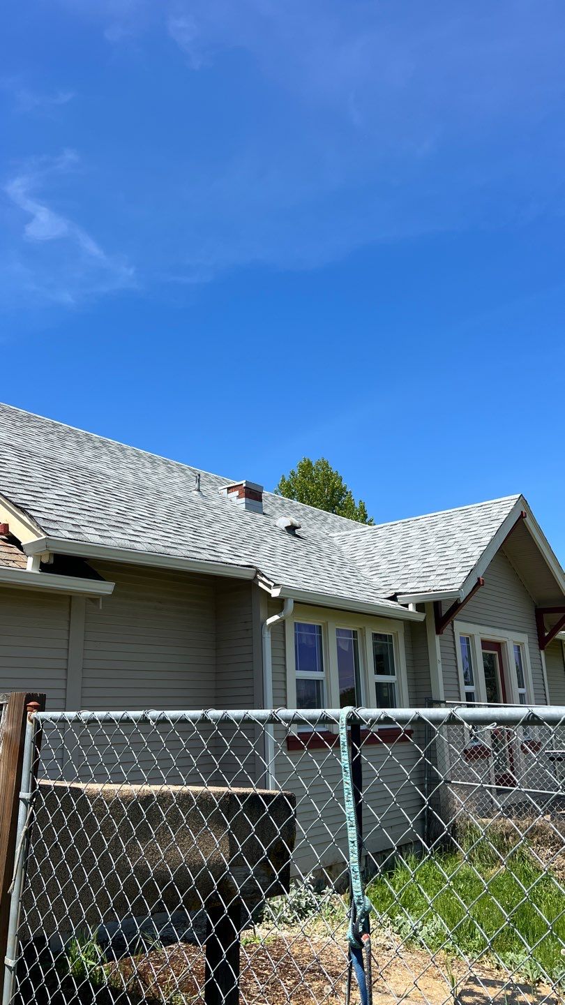 Residential Roofing Installation using IKO Dynasty (Color: Frostone Grey) by Orezona Building & Roofing Company, Inc.