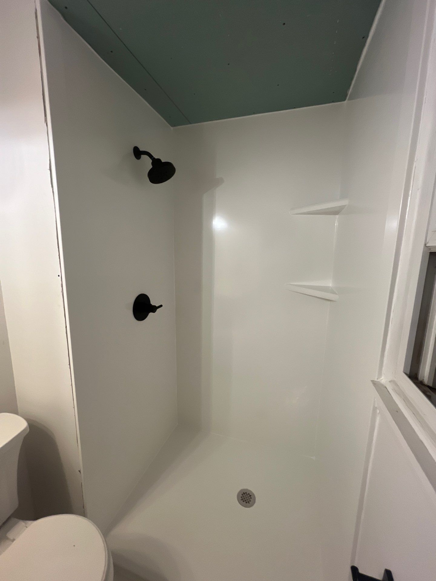 Bathroom Remodel using Shower Base by The Shower Company