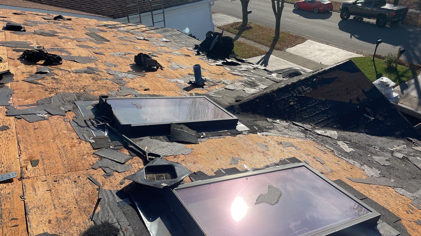 Multi-family unit roof replacement. using GAF Timberline HDZ by Pro Home Services Inc