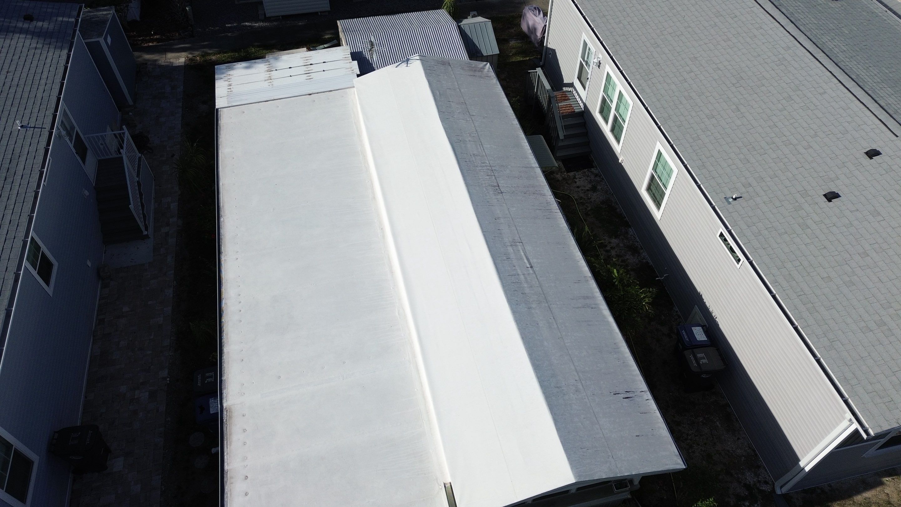 TPO Membrane Roof Cleaning in Fisherman’s Cove RV Resort, Terra Ceia, FL by Sunshine AquaWash
