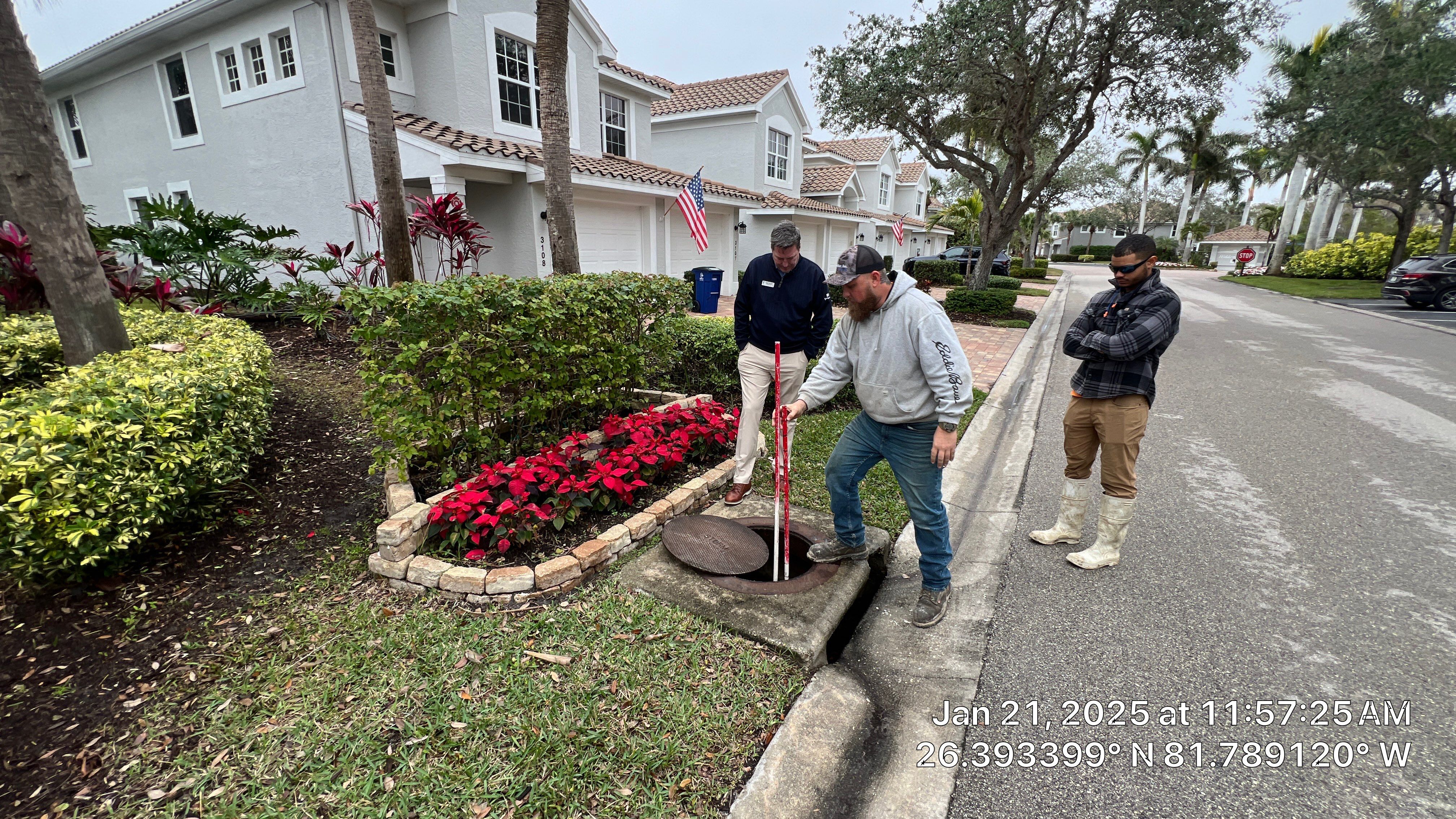 Cleaning Two Clogged Catch Basins for a Community by APS Power & Water
