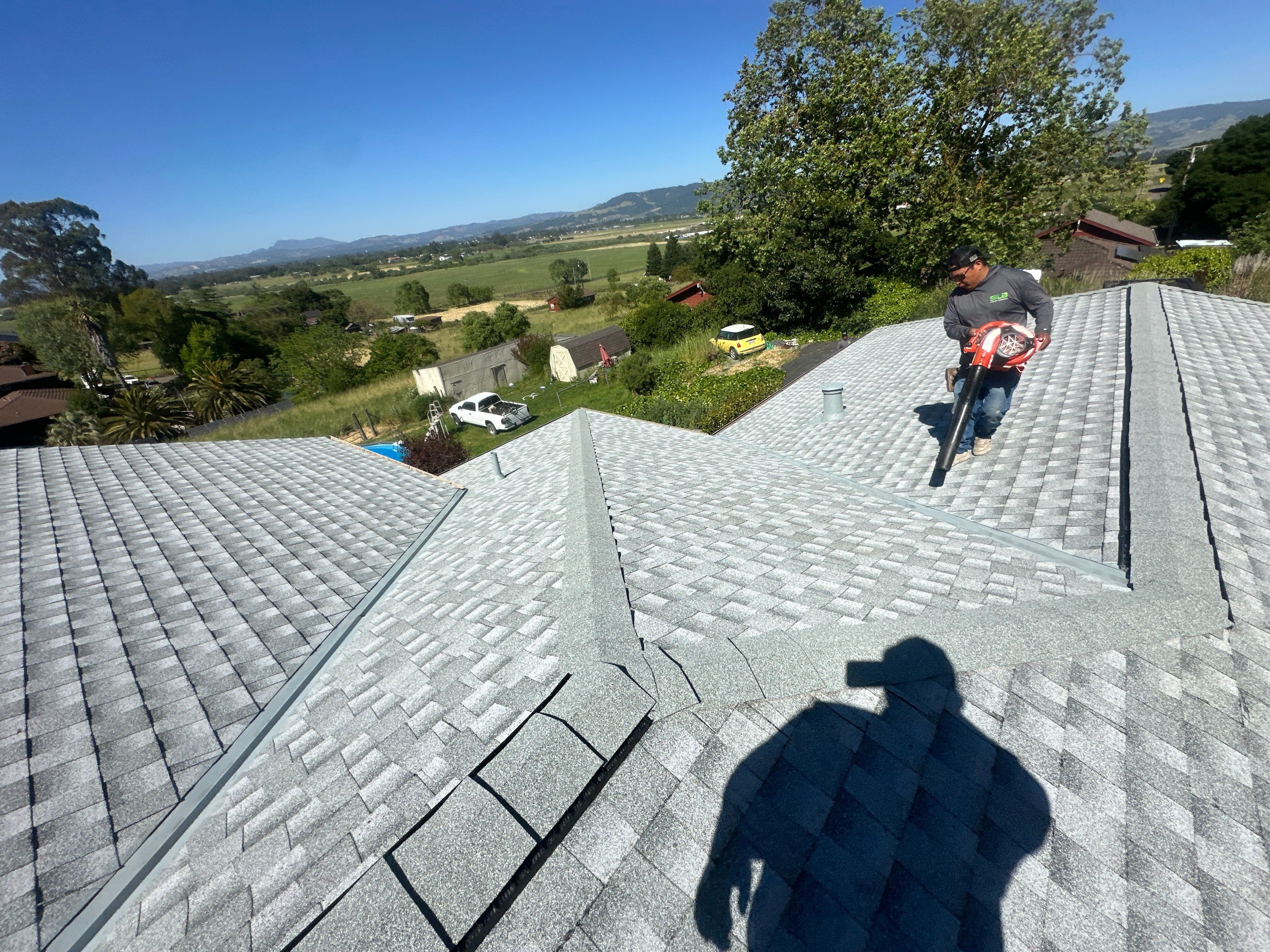 Residential Roofing Installation using GAF Timberline HDZ RS by Sustainable Living Builders, Inc.