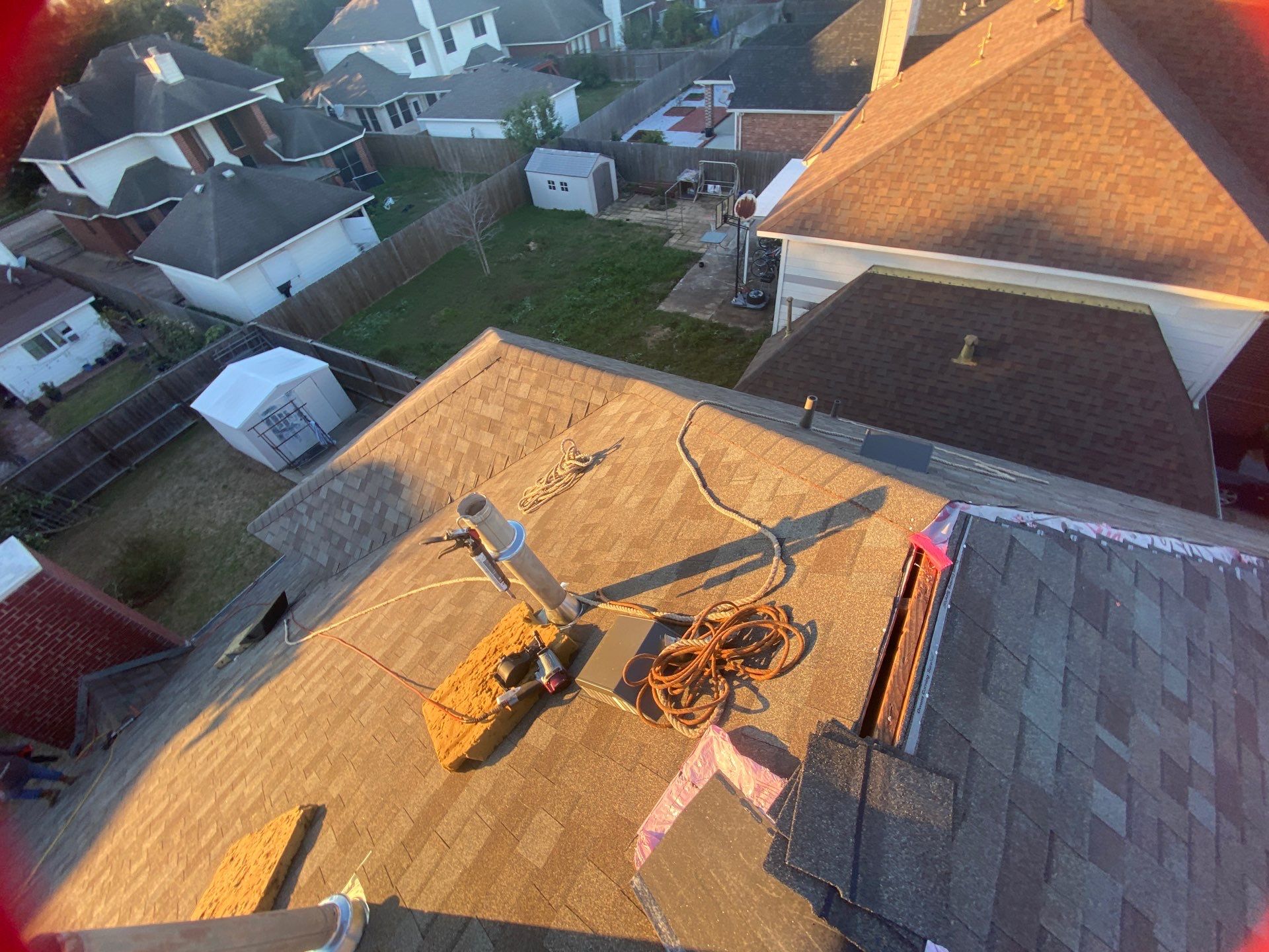 Residential Roofing Installation using Owen's Corning Duration (Lifetime) Shingles by Roof Repair Company