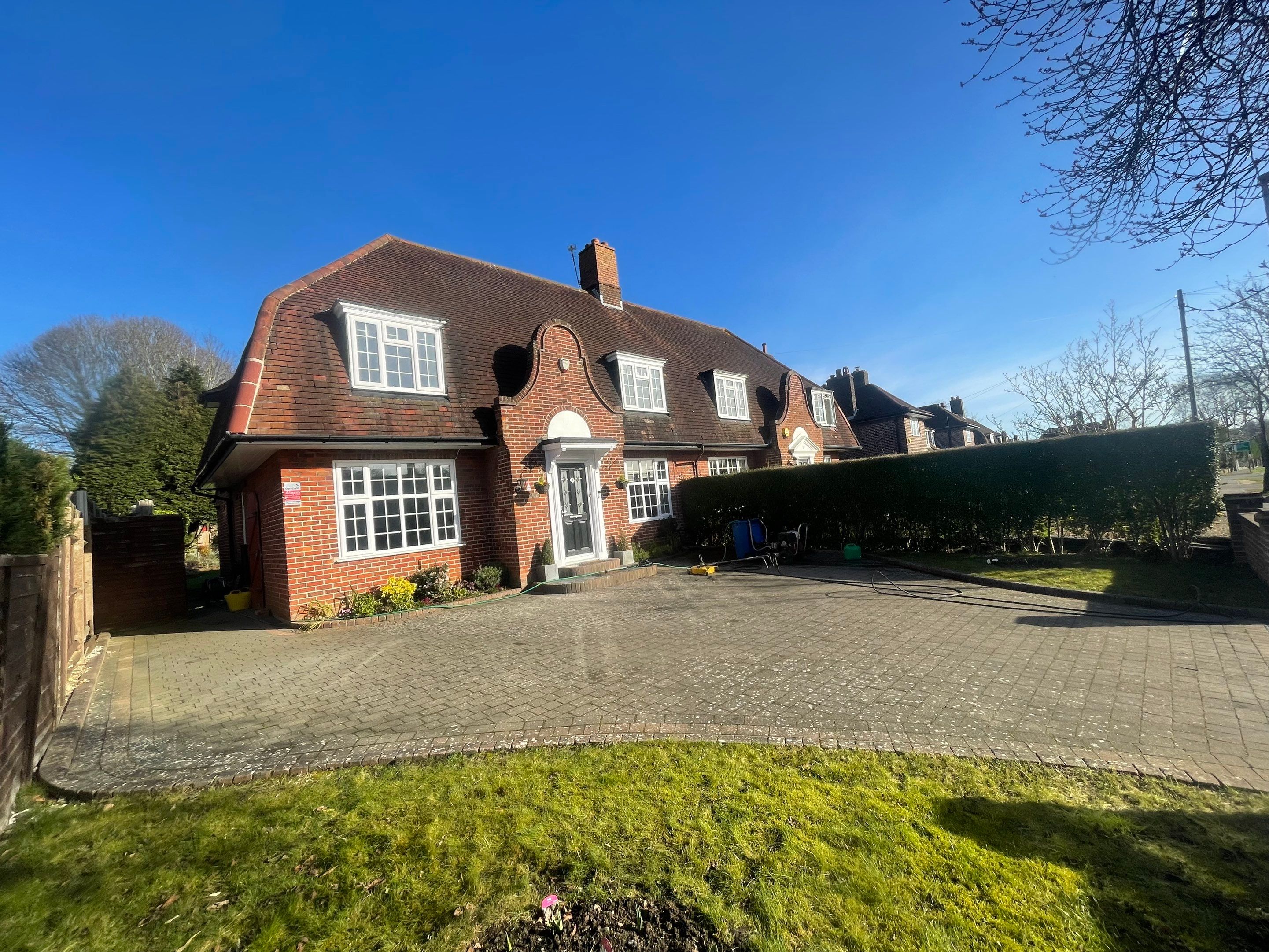Driveway Clean using honda 21 ltr/min by Ges Exterior Cleaning ltd