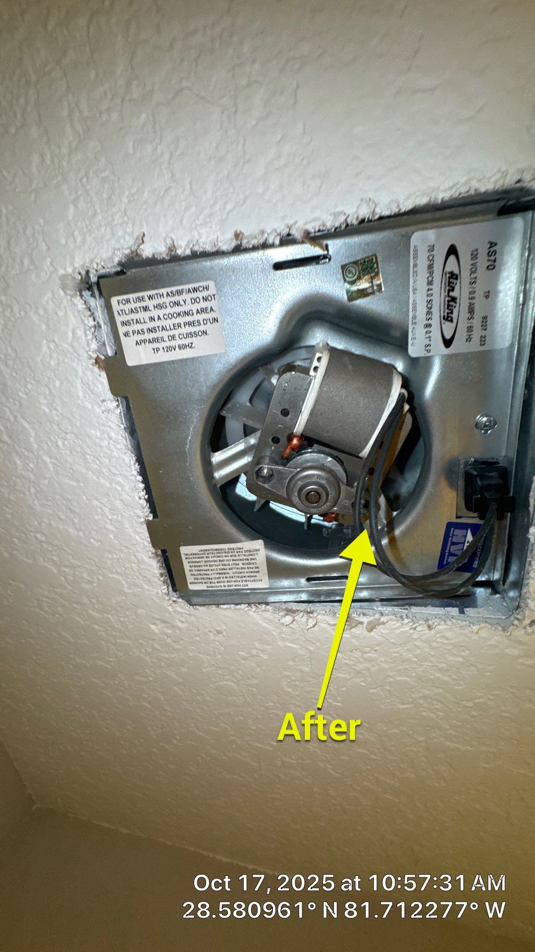 Dryer Vent and Bathroom Exhaust Fan Cleaning in Clermont by Hygienic Air, Inc