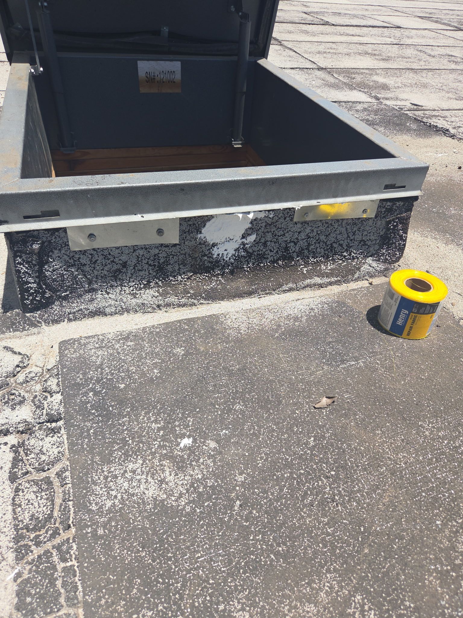 Modified Bitumen repairs.. a couple thousand dollars can save TENS of thousands and greatly prolong the life of your roof. by REPS Austin Area Roofer