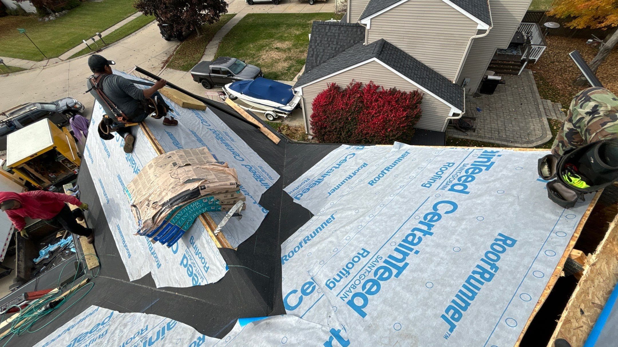 Roof Replacement using CertainTeed Landmark by 180 Contractors