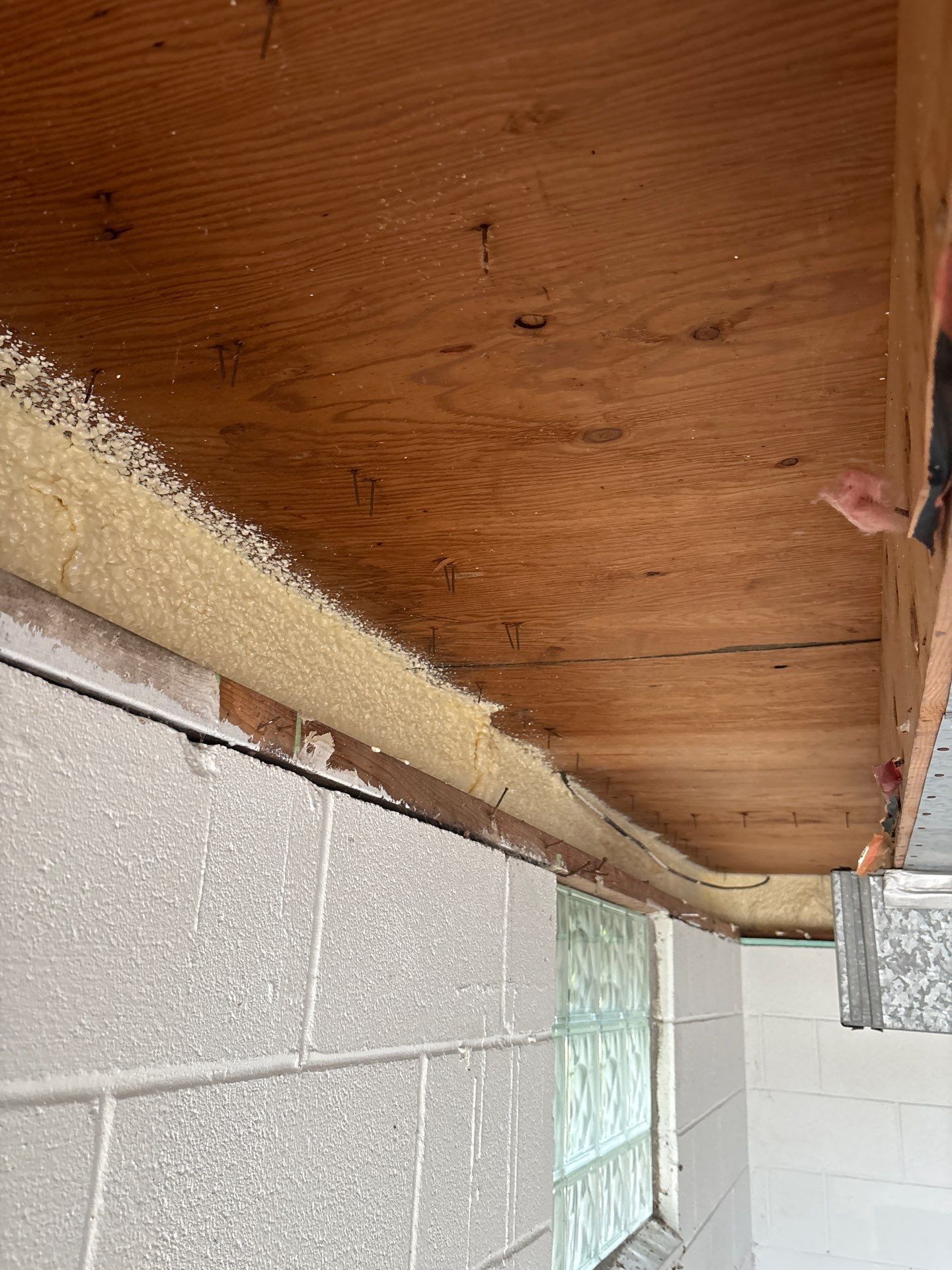Rim joist insulation in Wintersville, OH by Home Environment Solutions
