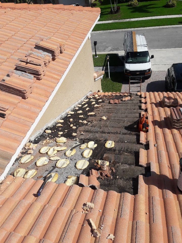 Clay Tile Roof Repair and Fascia Restoration in Boca Raton by Aastro Roofing