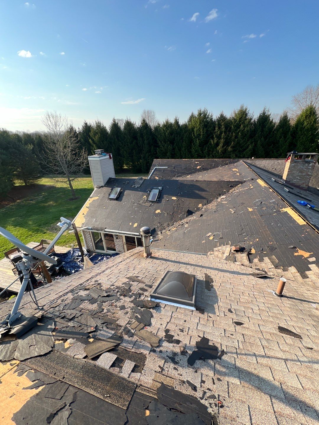 Residential Roofing Installation using Williamsburg Grey Duration Shingles by WIW Enterprises Inc