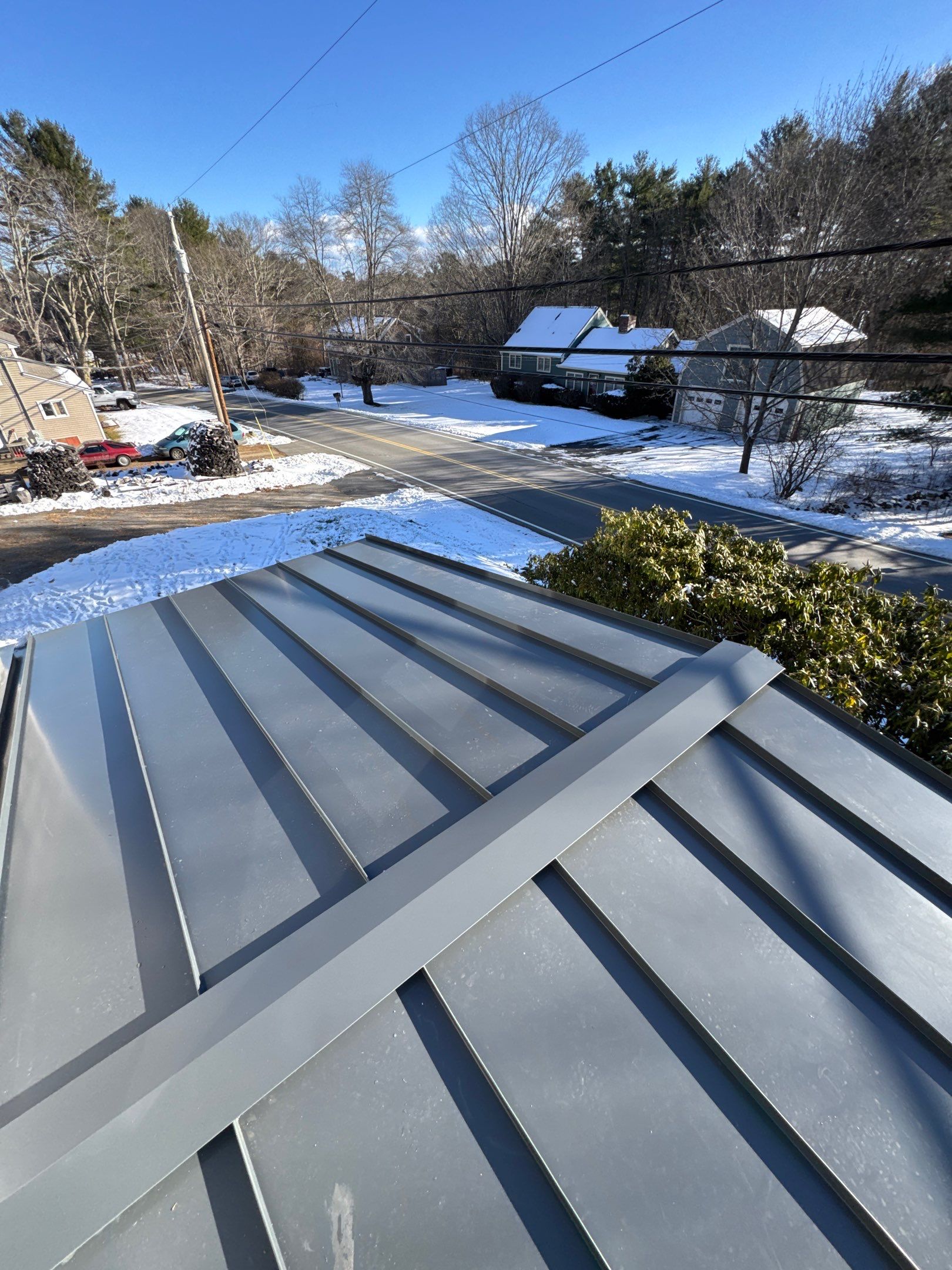 Standing Seam Metal Roof Replacement in Kittery Point, Maine by Compass exteriors