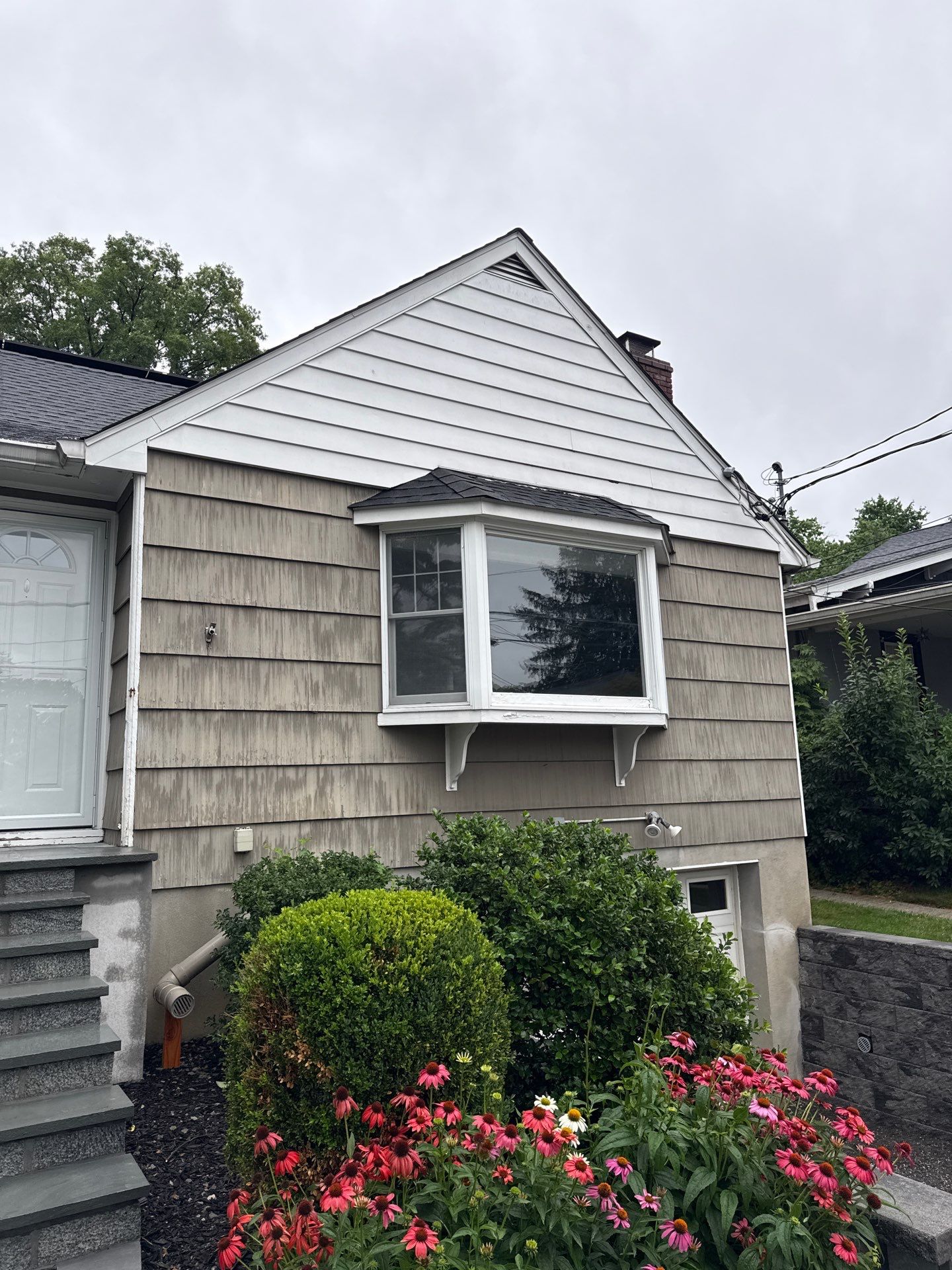 James Hardie Blue-Gray Lap and Board & Batten in Croton-on-Hudson, NY by Ideal Siding - Westchester