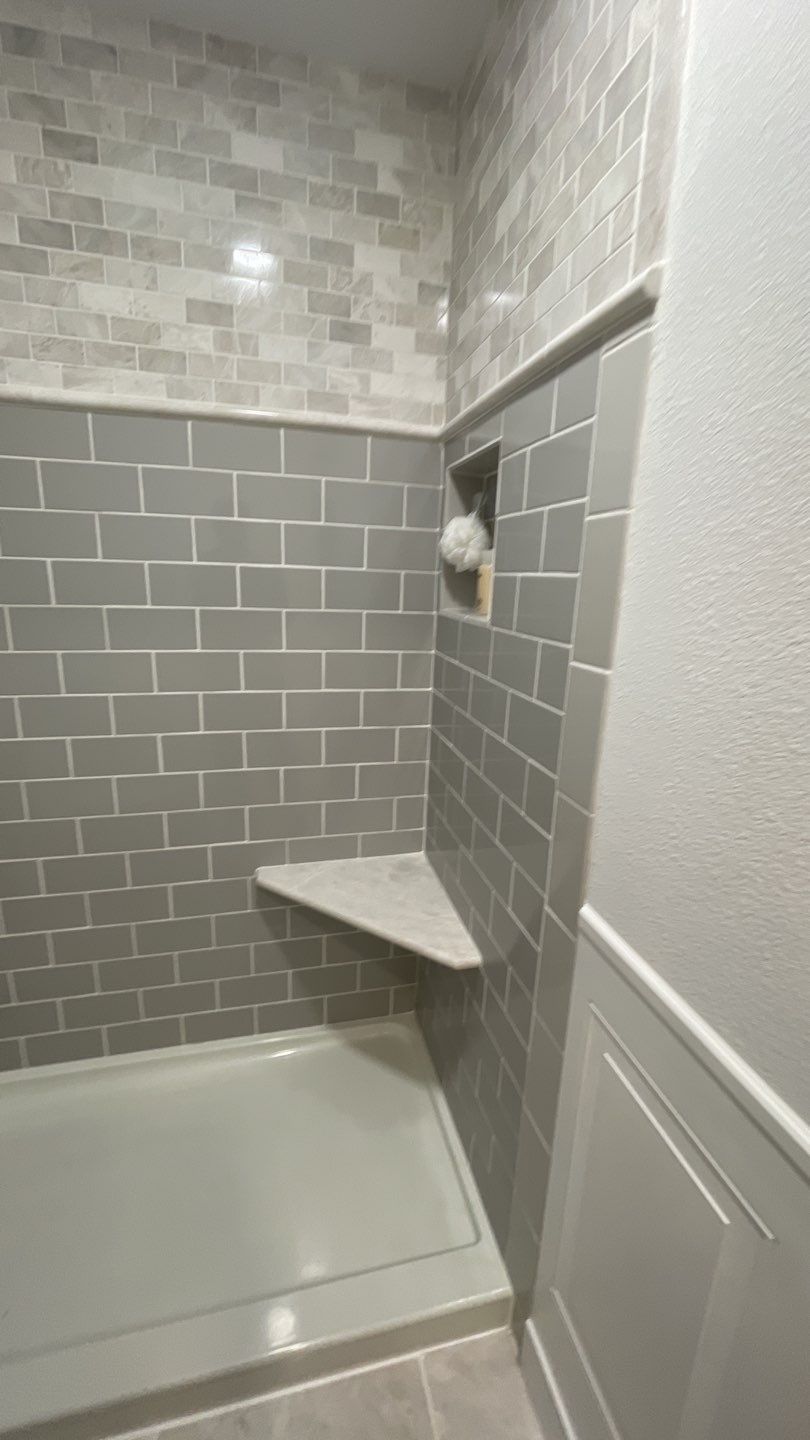 Full Bathroom Remodel by First United Roofing & Construction