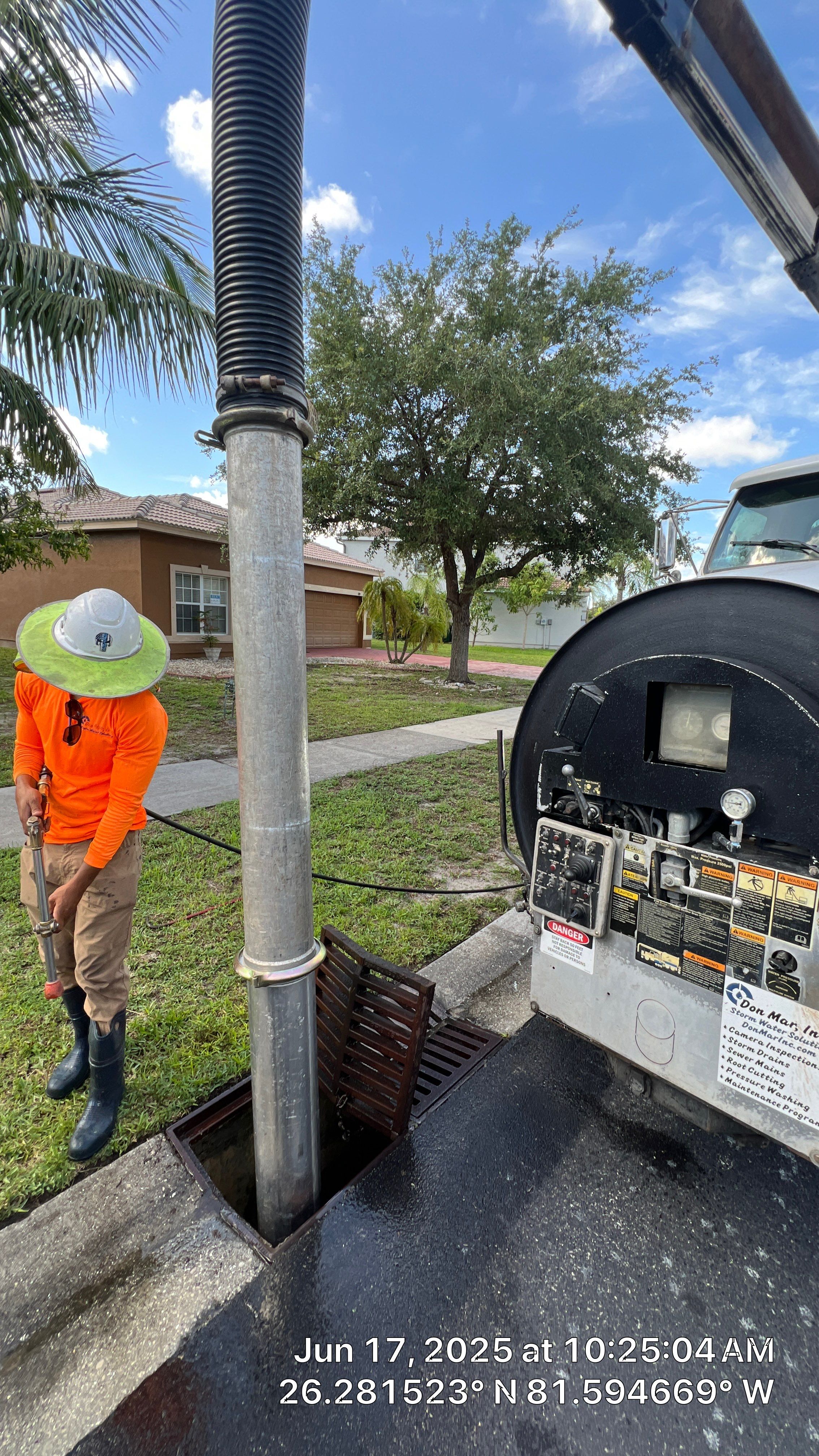 Naples Association Stormwater System Cleaning by Don Mar, Inc. Storm Water Solutions