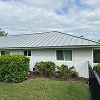 .032 Aluminum 1.5" Mechanical Seam Dove Gray by Total Roofing System The Metal Roof Experts