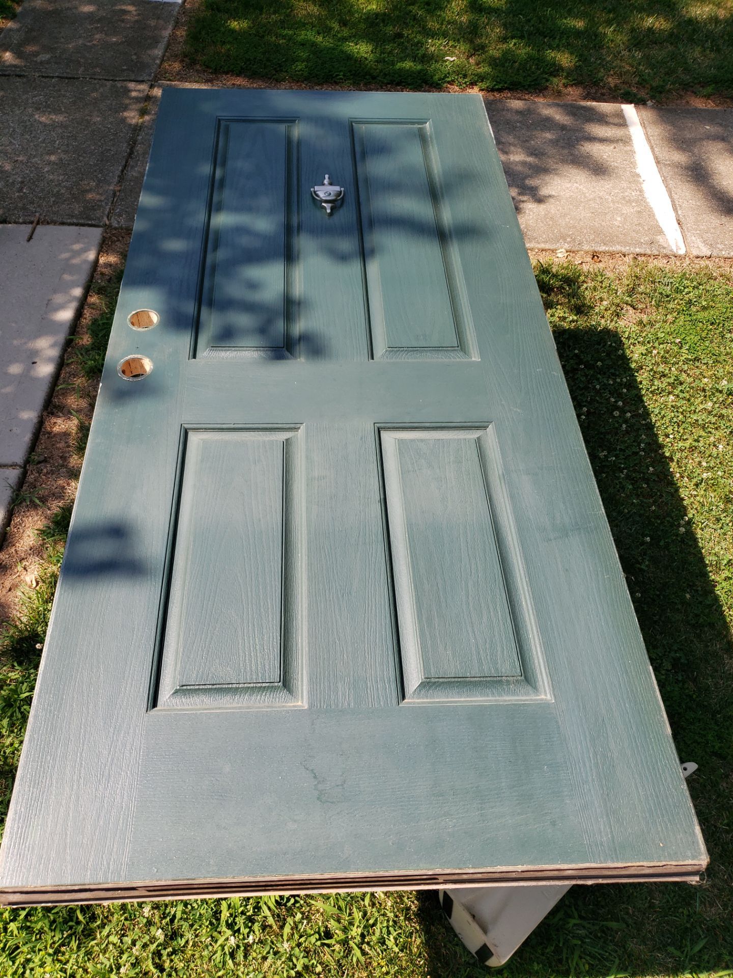 Door Refresh! Painting & New Screen Door by A Step Above Handy LLC 