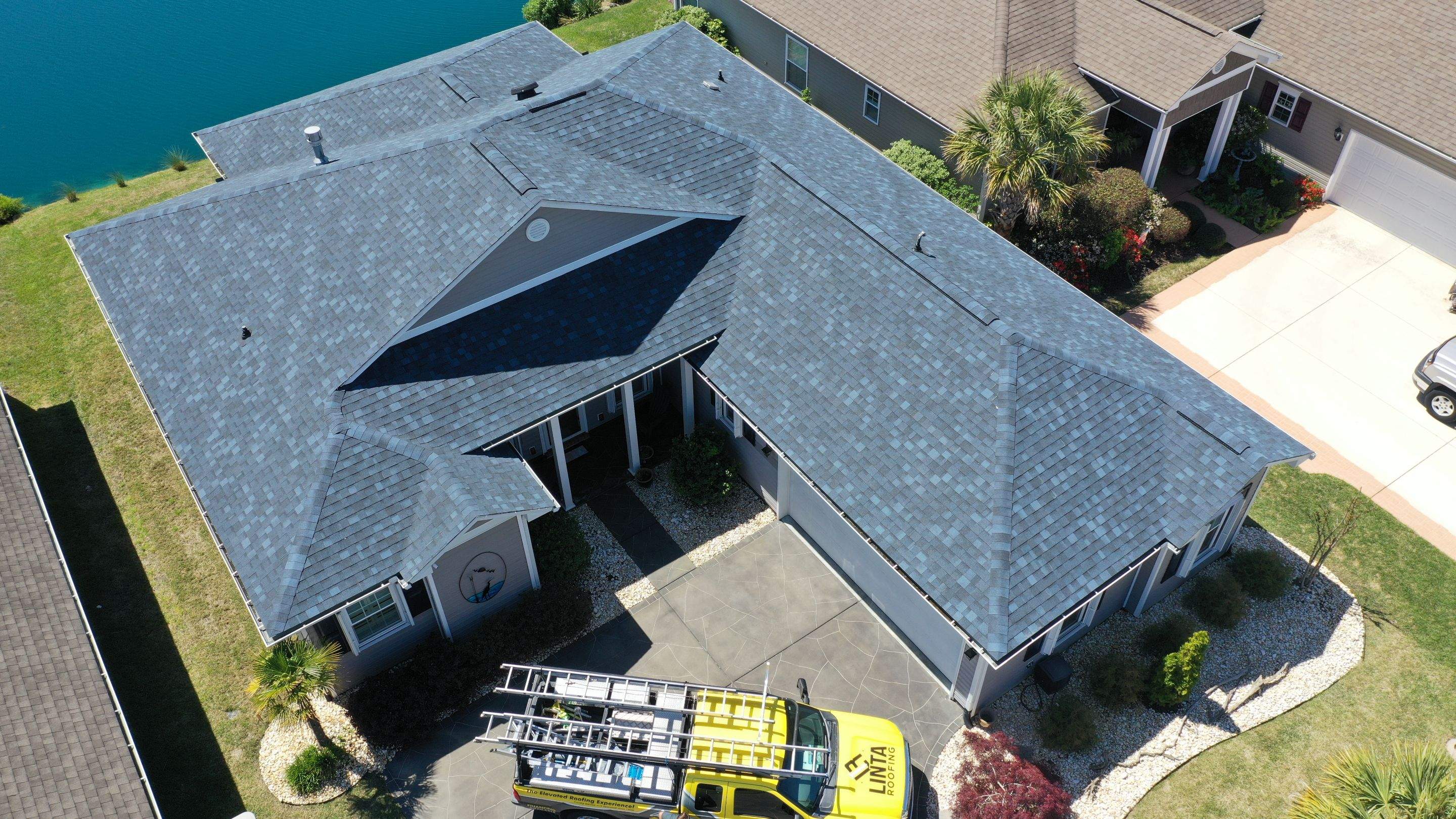 IKO Dynasty- Atlantic Blue by Linta Roofing