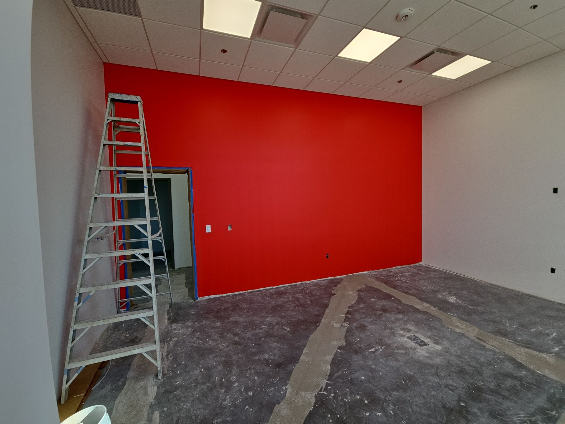 Warehouse Construction using Hallman Lindsay Vertical Concrete Stain 167 by Blair Commercial Painting, LLC