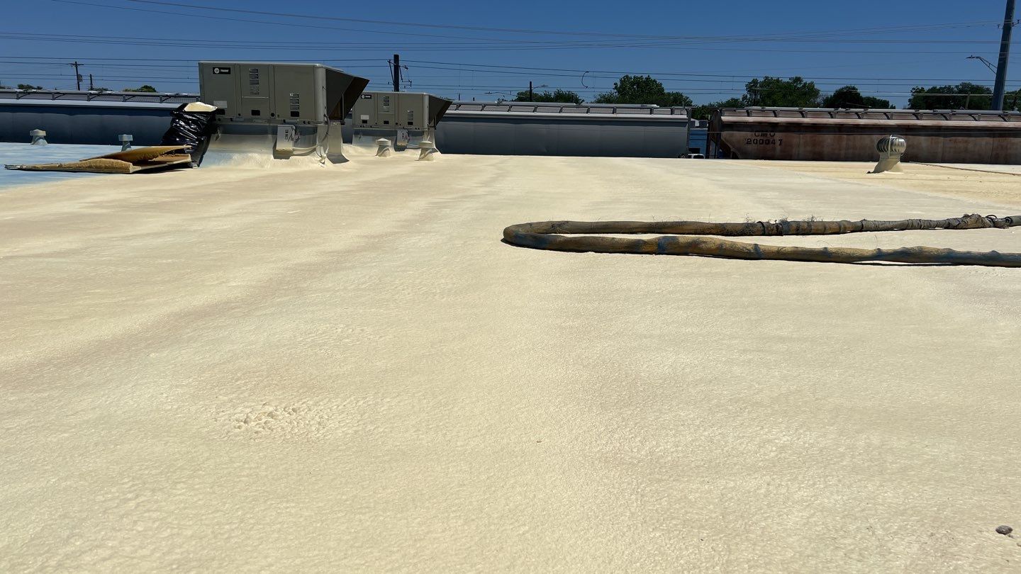 Foam & Metal Roof Restoration – Thermo Sensors (Garland, TX) by All Star Roofing LLC