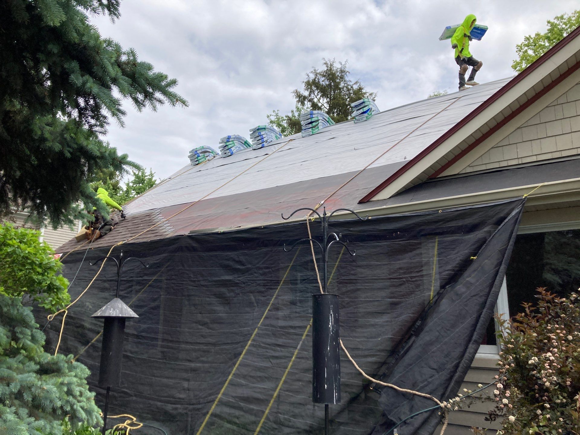 Roof replacement- Malarkey Vista color Hether by Pro Home Services Inc