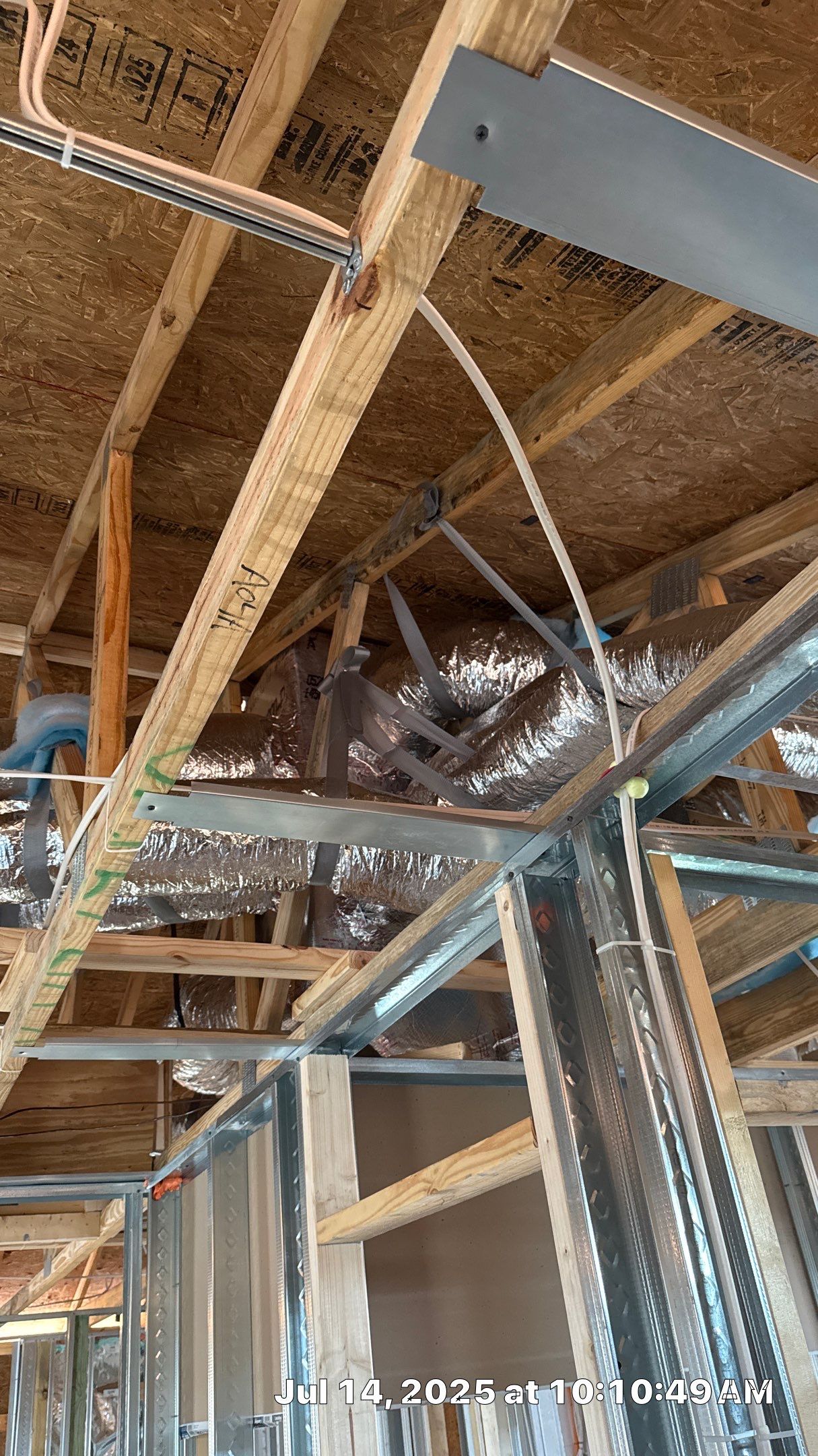 New Construction Pre Drywall Inspection by Building performance Solutions LLC