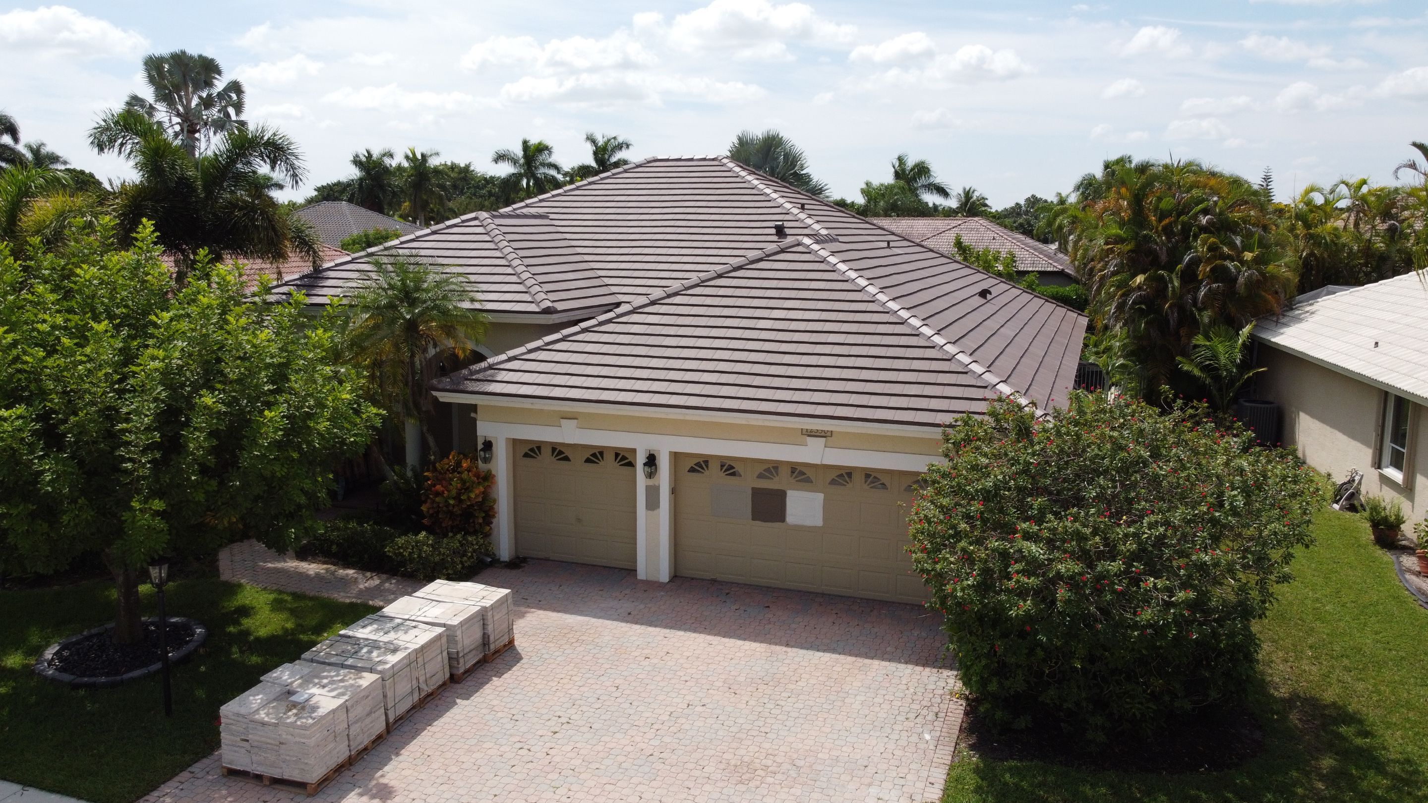 Residential Roofing Installation using Eagle Roofing Tile by BLUES BROTHERS ROOFING