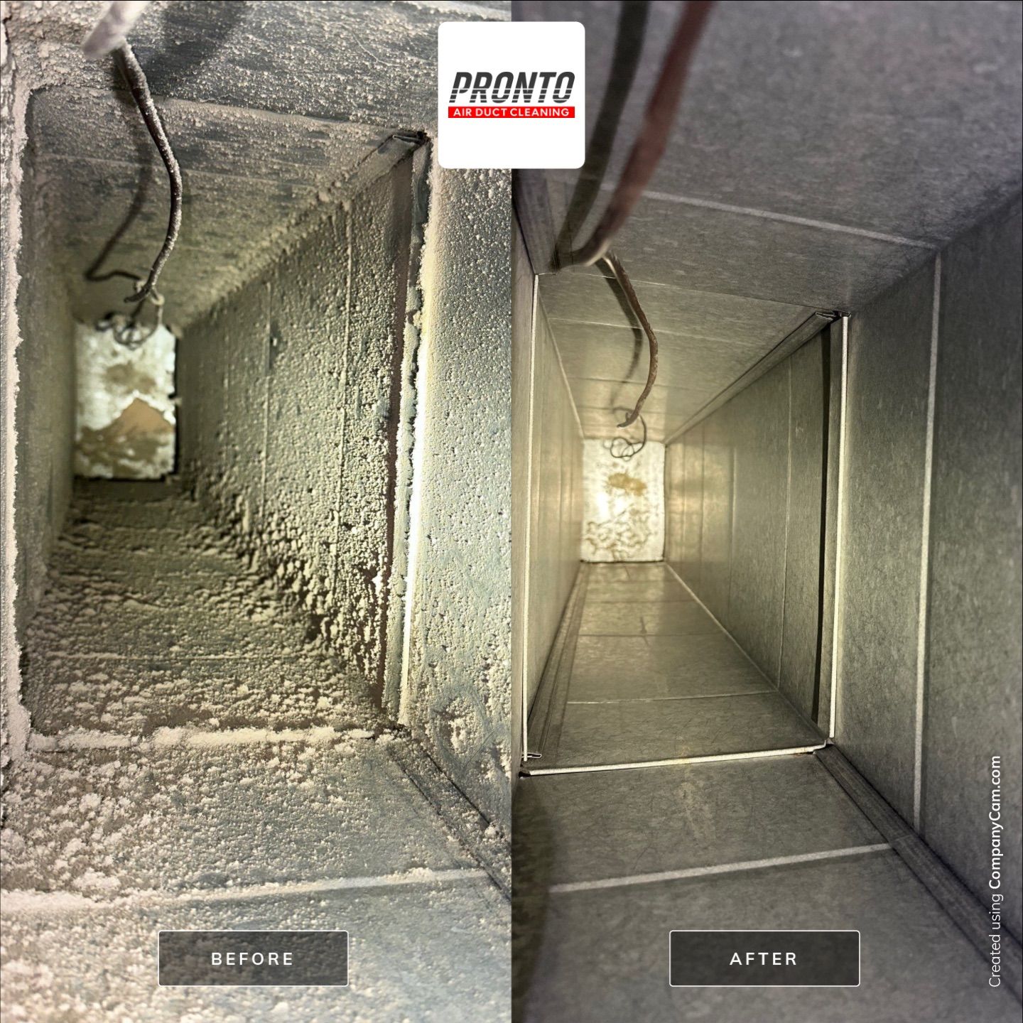 Air duct & Dryer Vent cleaning using Hypervac by Pronto Air Duct Cleaning