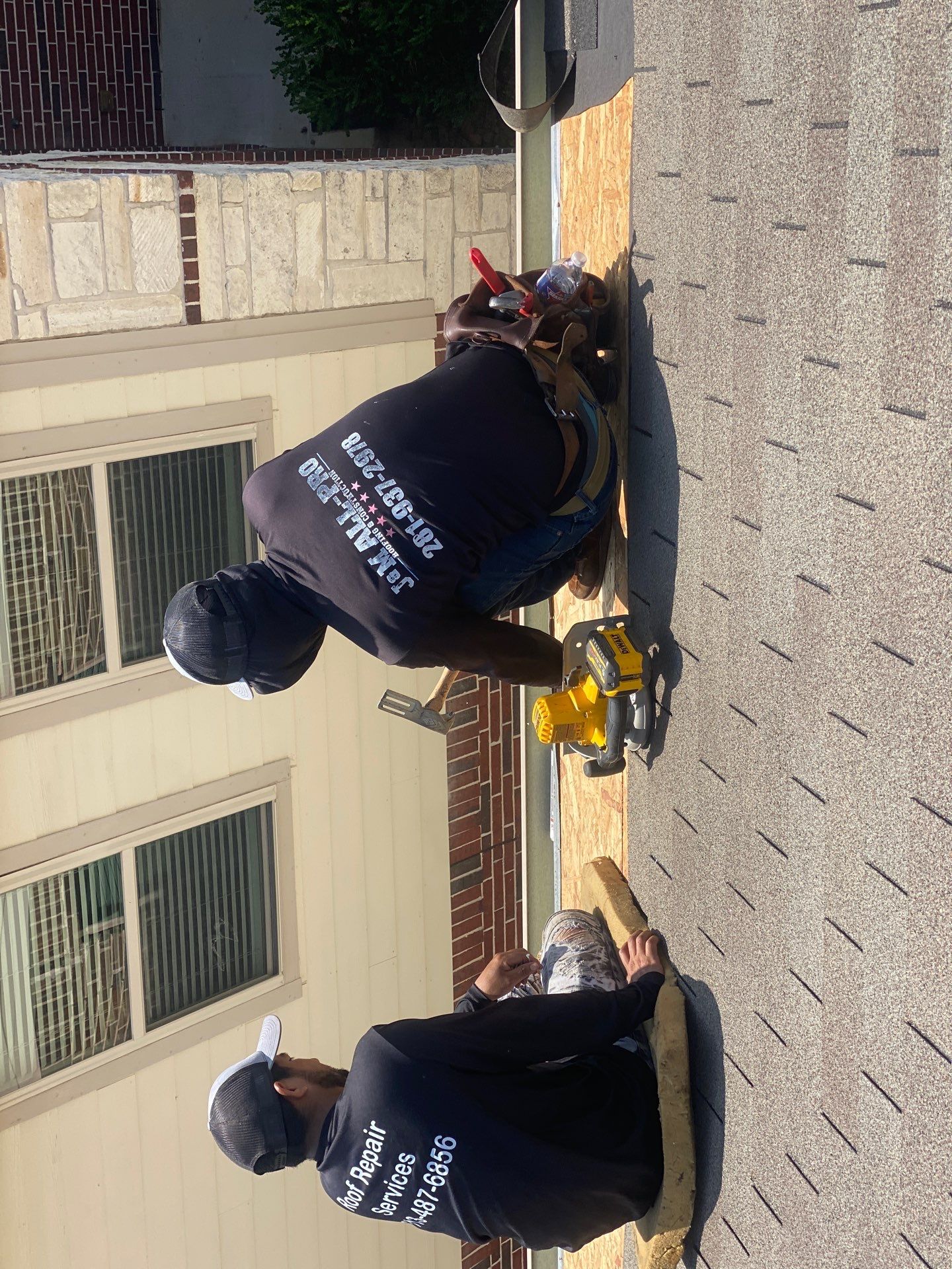 Hail Damage using Owen's Corning Duration (Lifetime) Shingles by Roof Repair Company