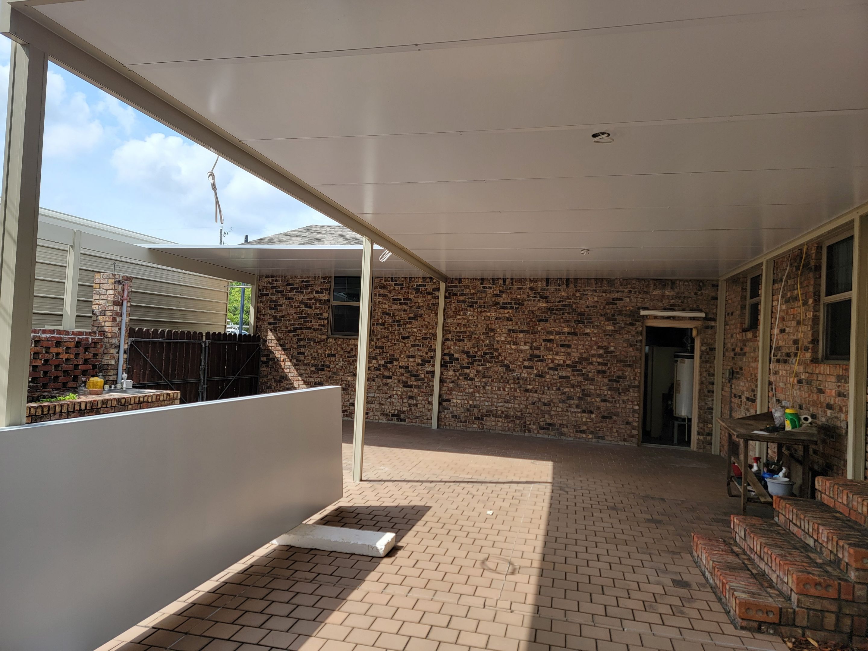 Patio Cover using Colorbeam by Titan Sunrooms
