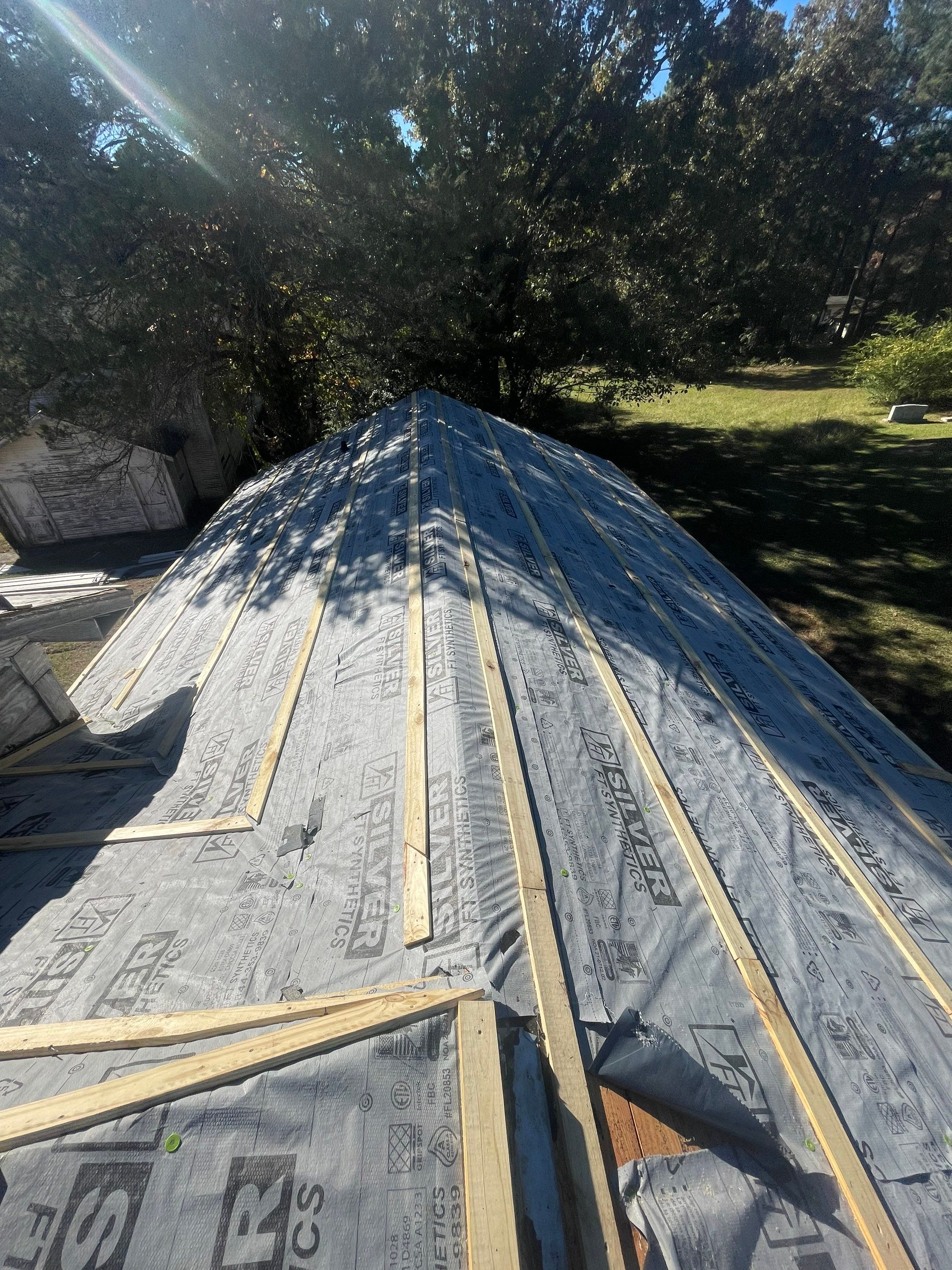 Residential Metal Roof Replacement using Reed's Metals: 26 GA. Colored Residential Metal Panels (Barn Red) by Hostetler Roofing