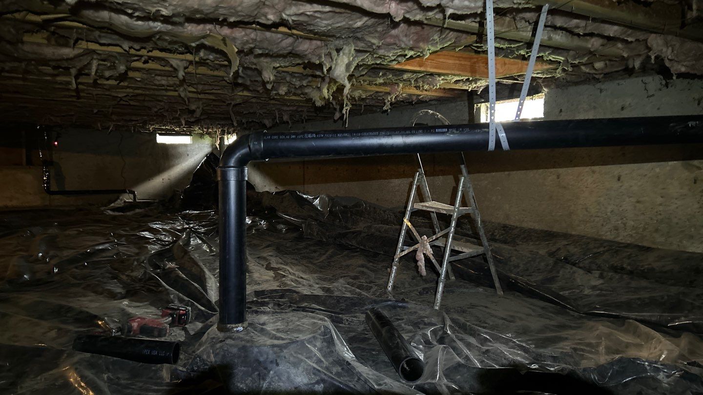 Sub-membrane Installation by JustRadon.Com