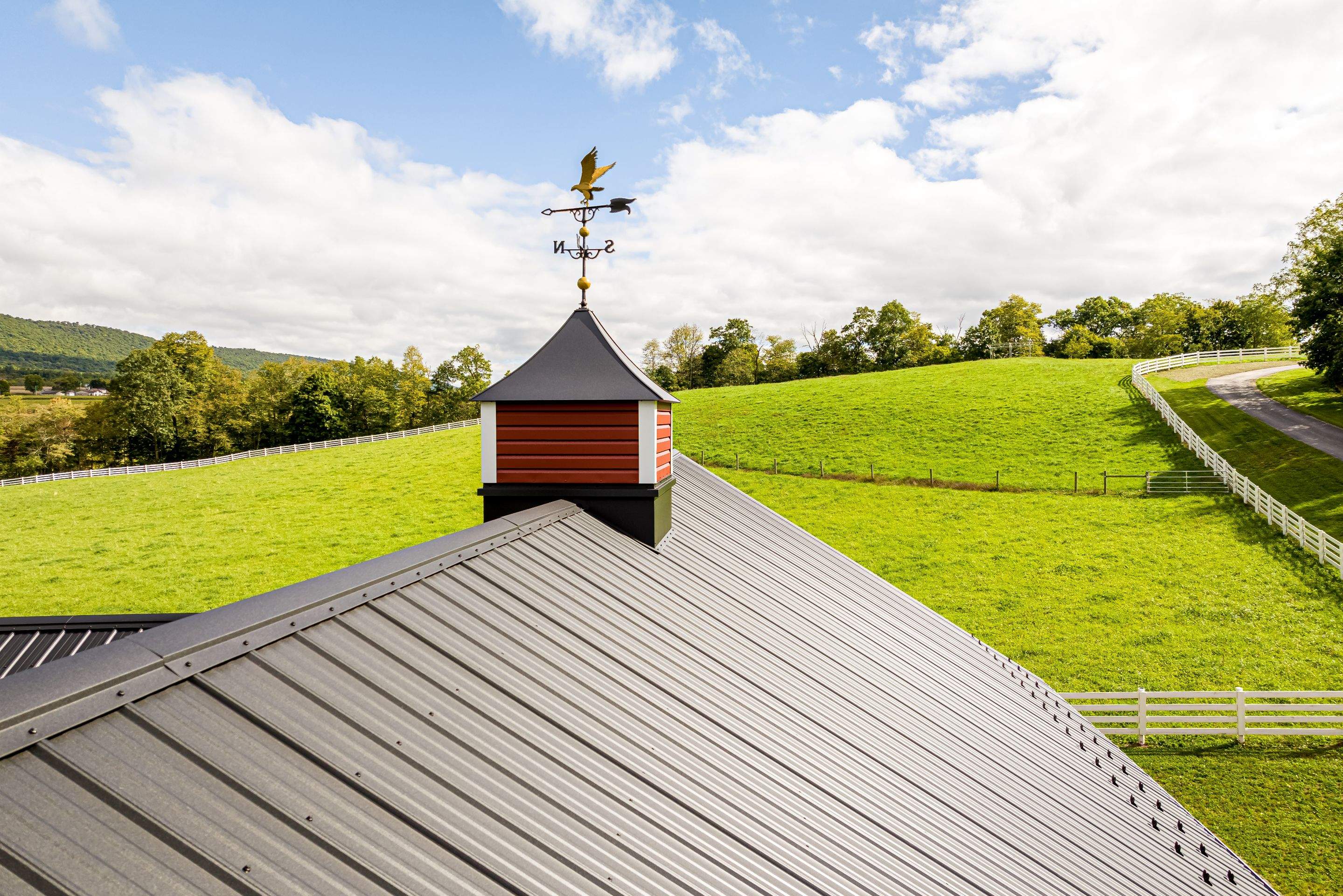 Metal Roof-black by Esh Builders