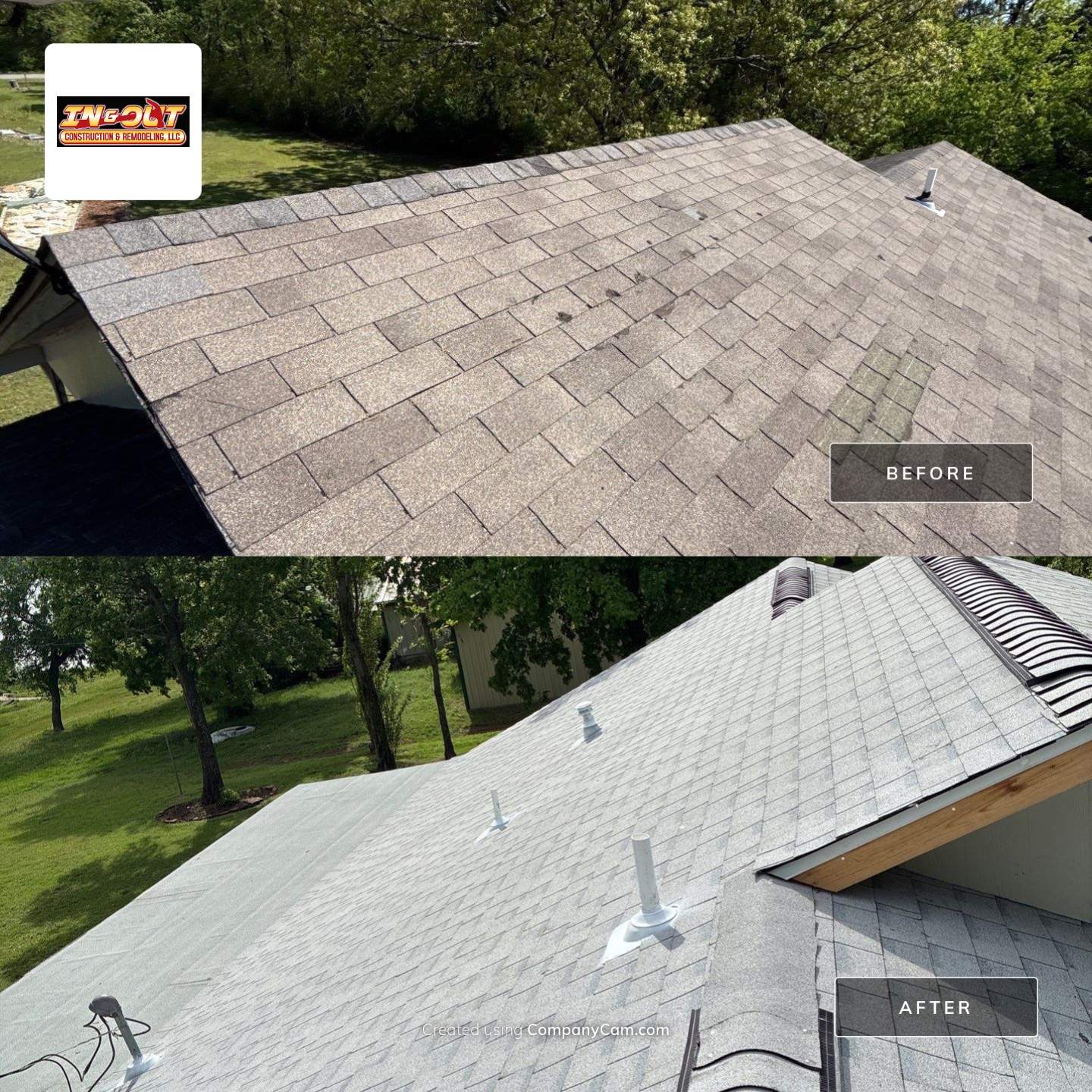 Shasta White TruDef Owens Corning Shingles by In & Out Construction & Remodeling, LLC